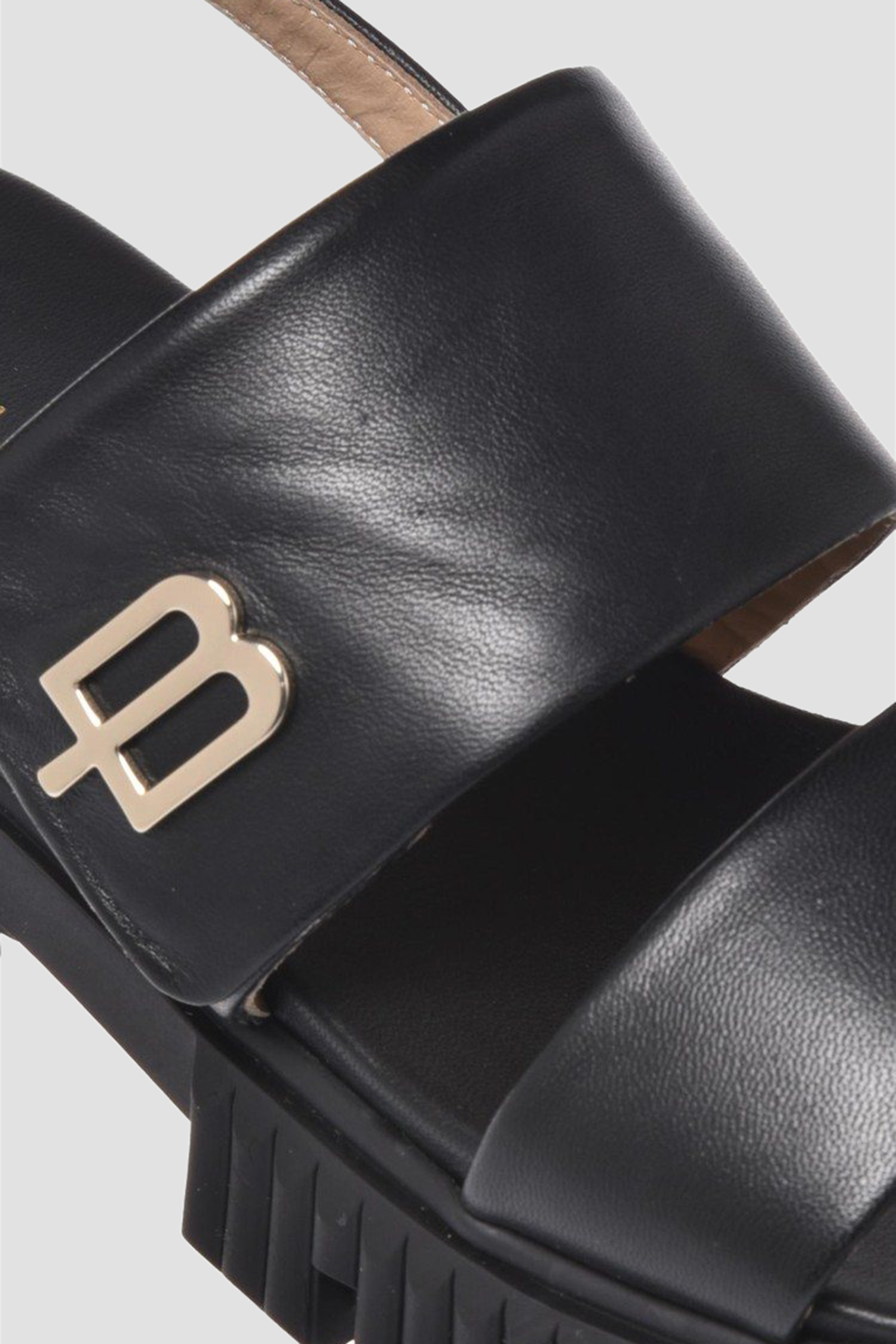 Жіночі чорні шкіряні сандалі BALDININI D4E250P1NAPP;0000