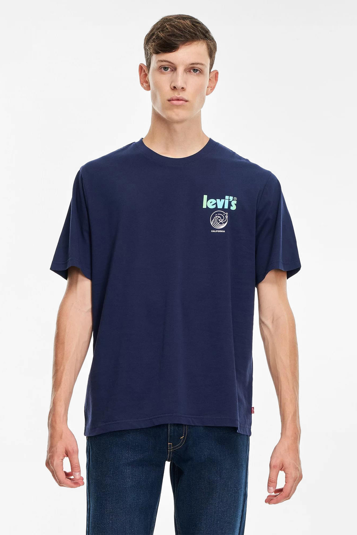 Мужская темно-синяя футболка Levi’s® 16143;0625