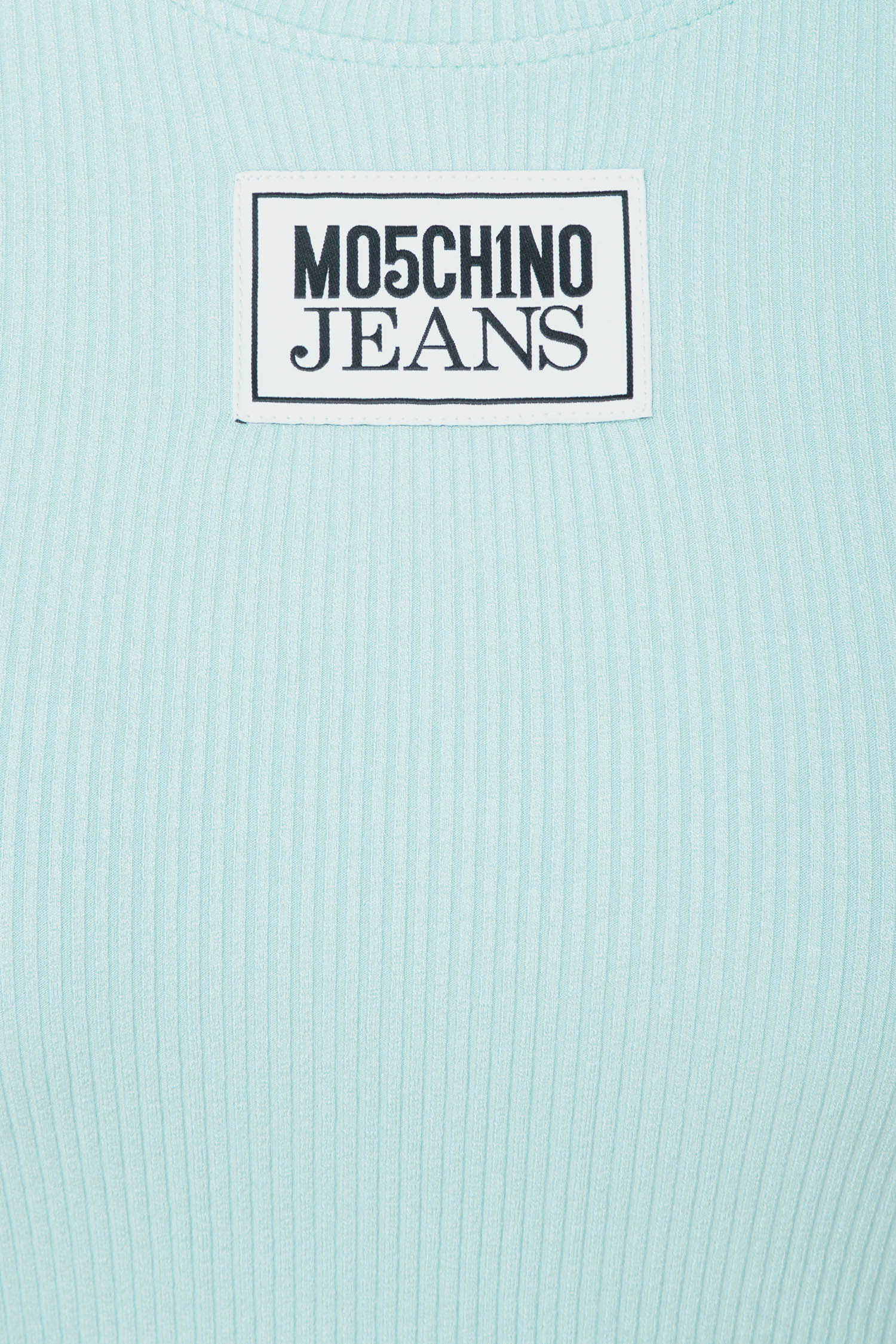 Женский голубой топ Moschino A1204.3759;0332
