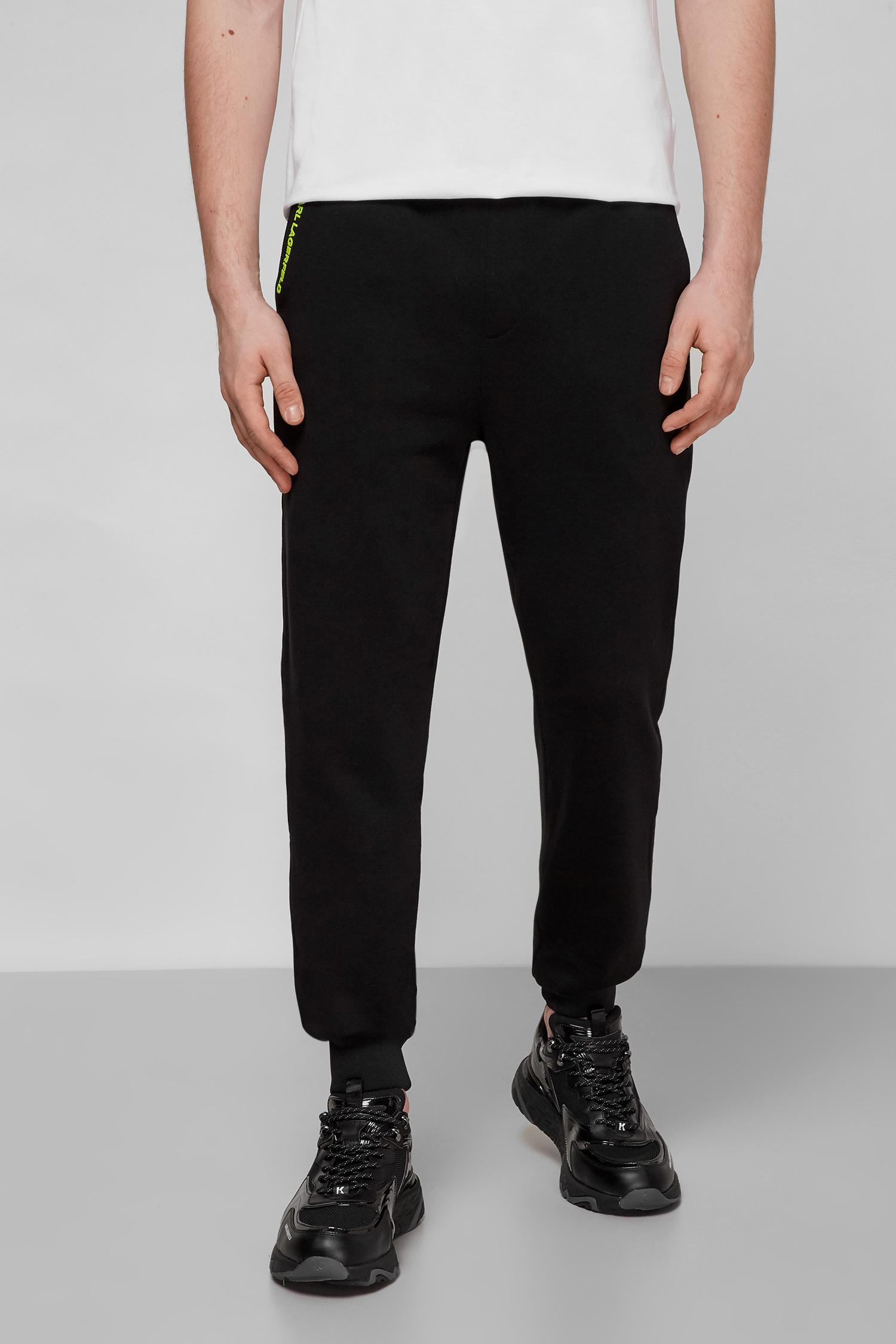Черные спортивные брюки для парней Karl Lagerfeld 521900.705423;120