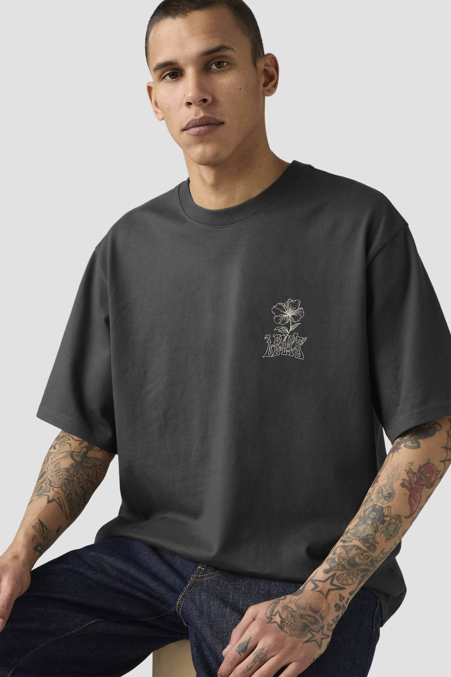 Чоловіча чорна футболка Levi’s® A5805;0062