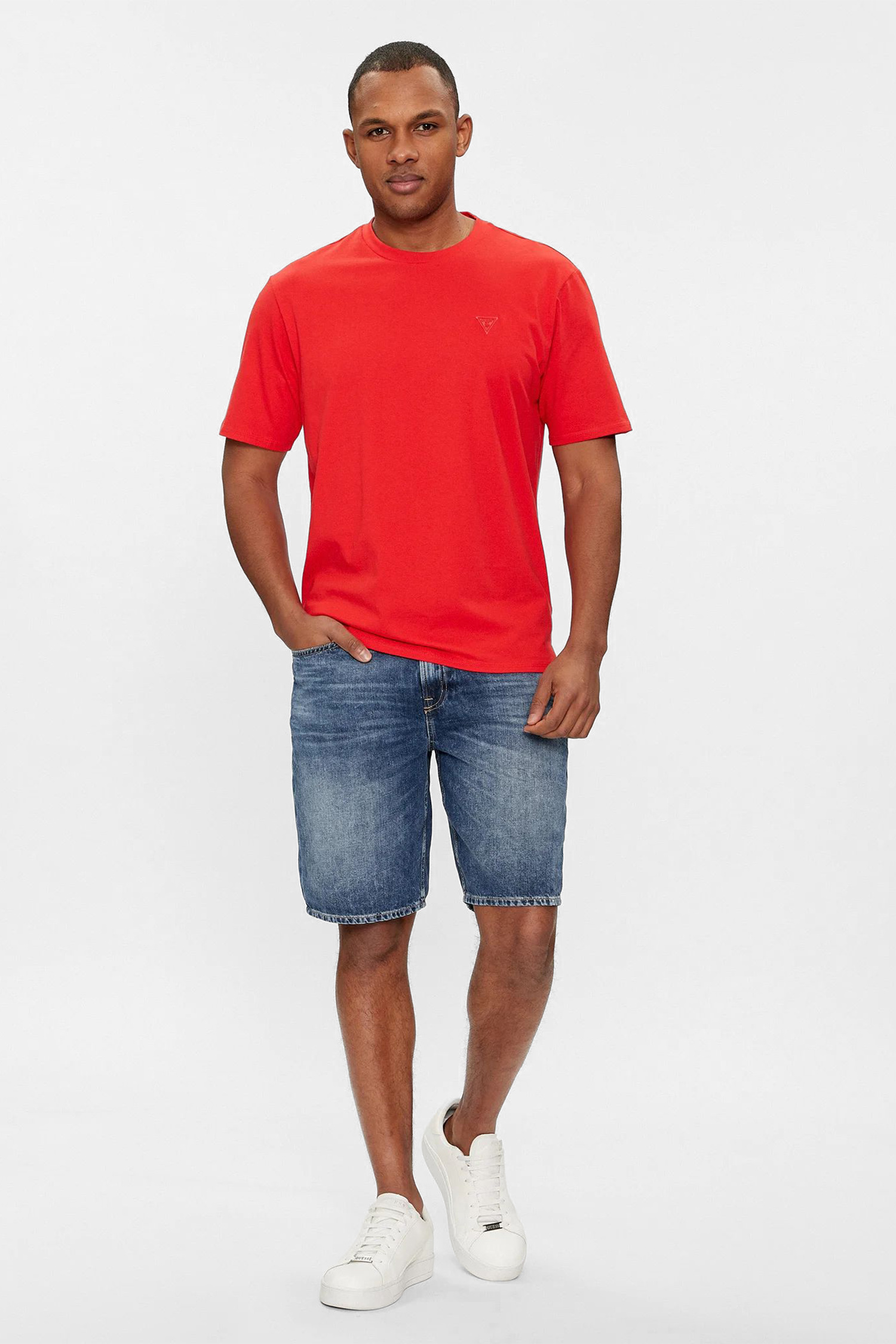 Чоловічі сині джинсові шорти Guess M4GD27.D5AY1;BR3Z