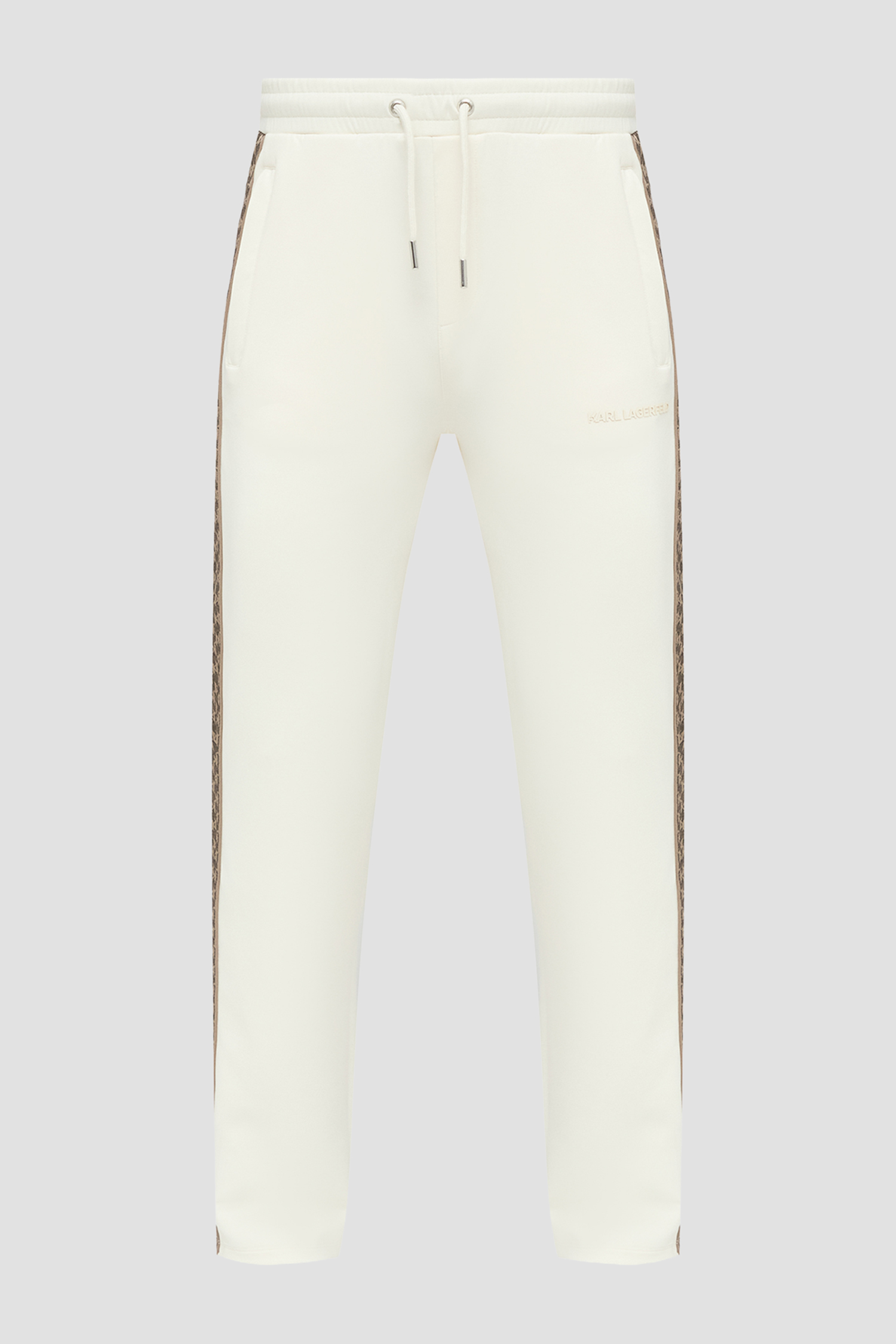 Мужские белые спортивные брюки Karl Lagerfeld 561902.705008;80
