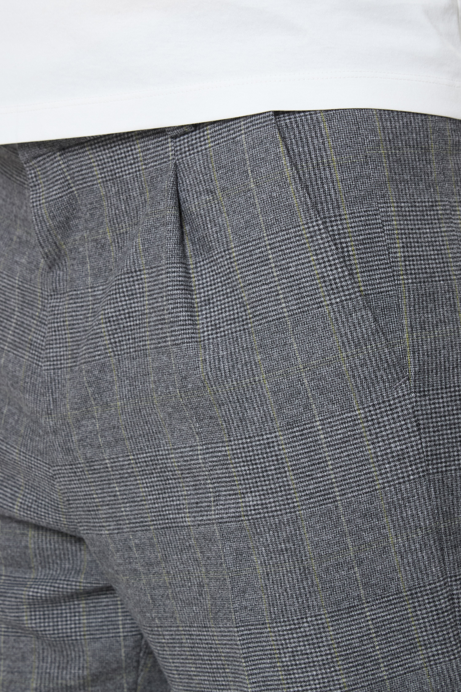 Чоловічі сірі картаті брюки HUGO 50544680;030