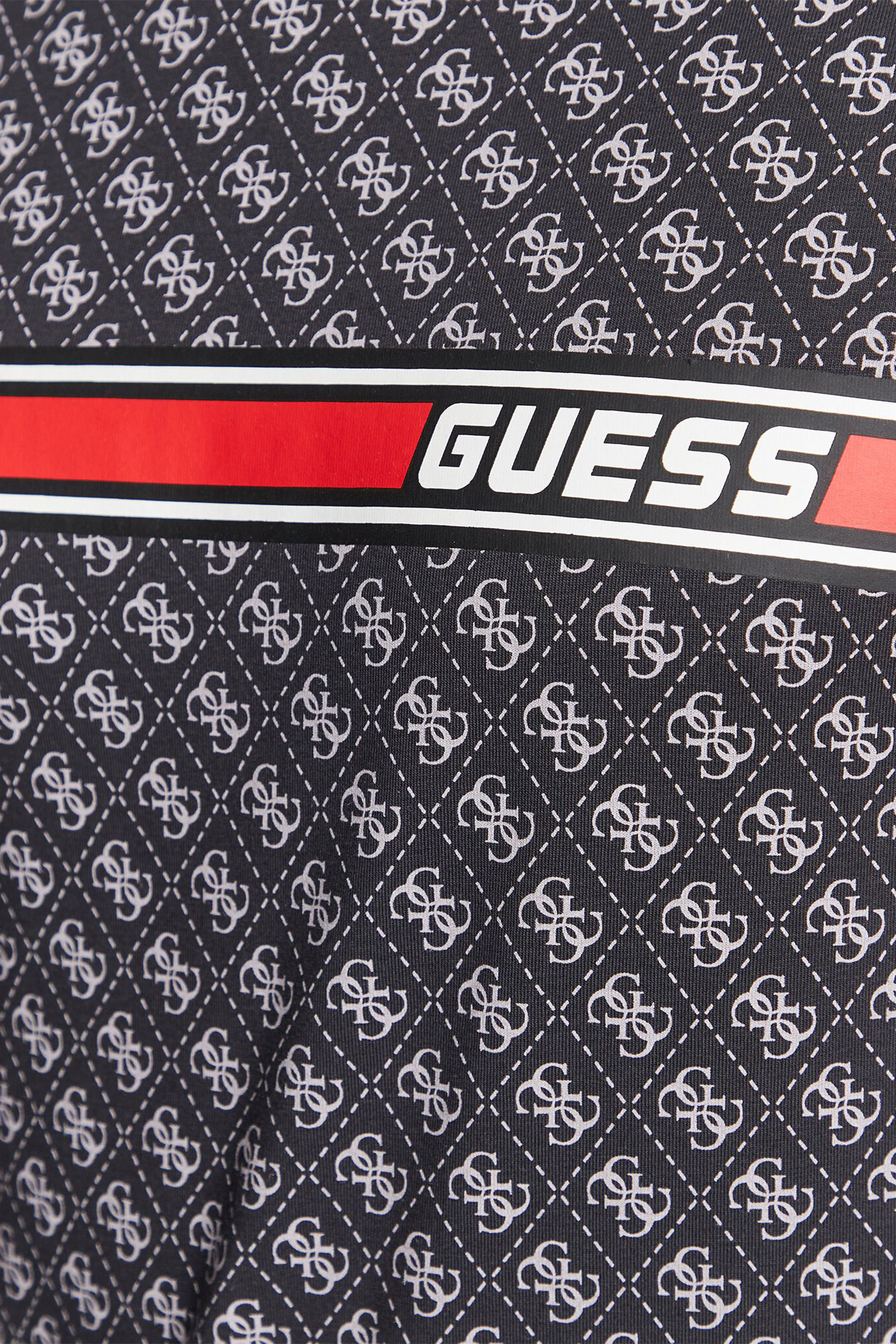 Мужская черная футболка с узором Guess Z2BI09.J1314;P9QC