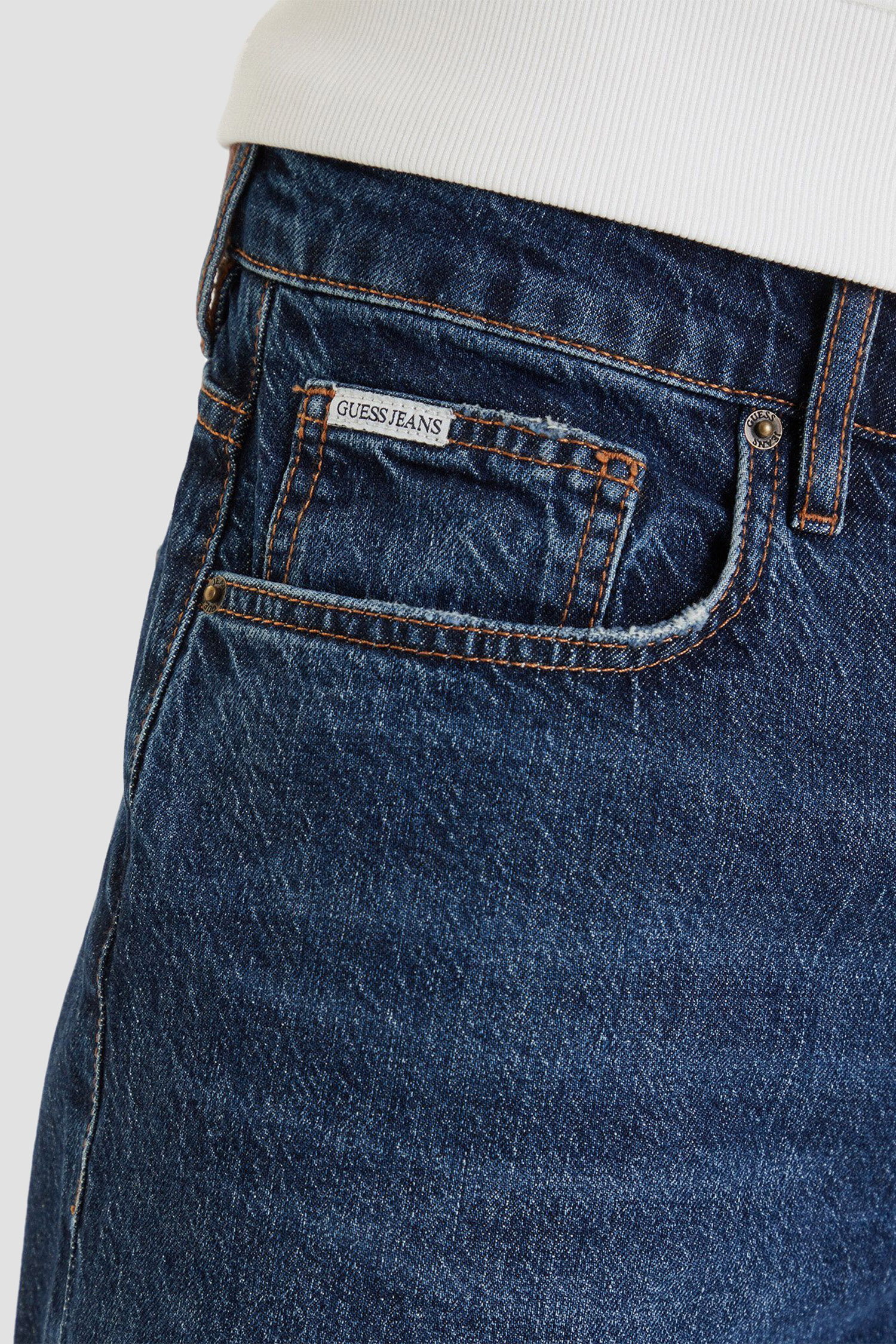 Чоловічі сині джинсові шорти Guess Jeans M6GD37.D5M5U;GJEW