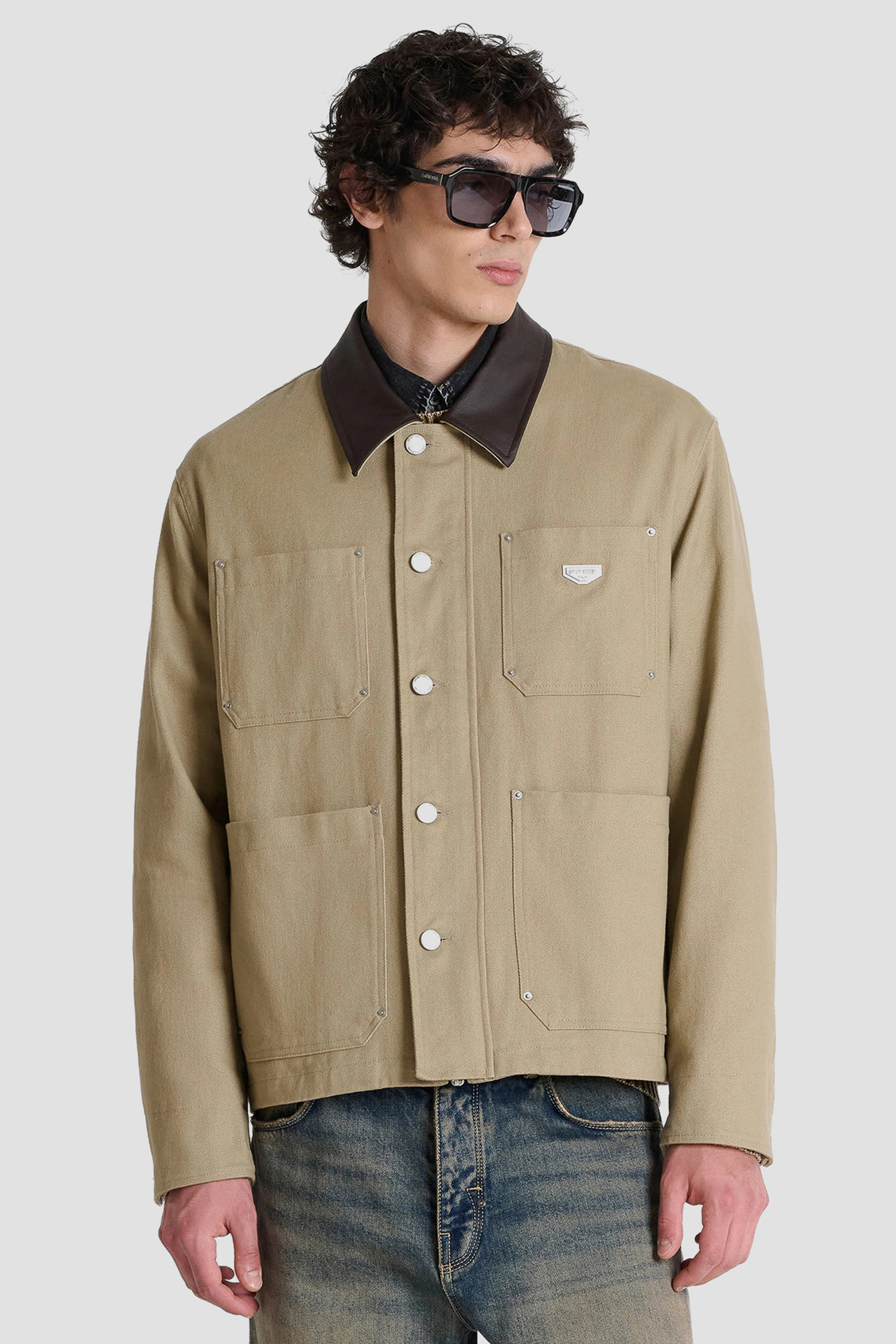 Мужская бежевая куртка Antony Morato MMCO00984.FA900148;2000