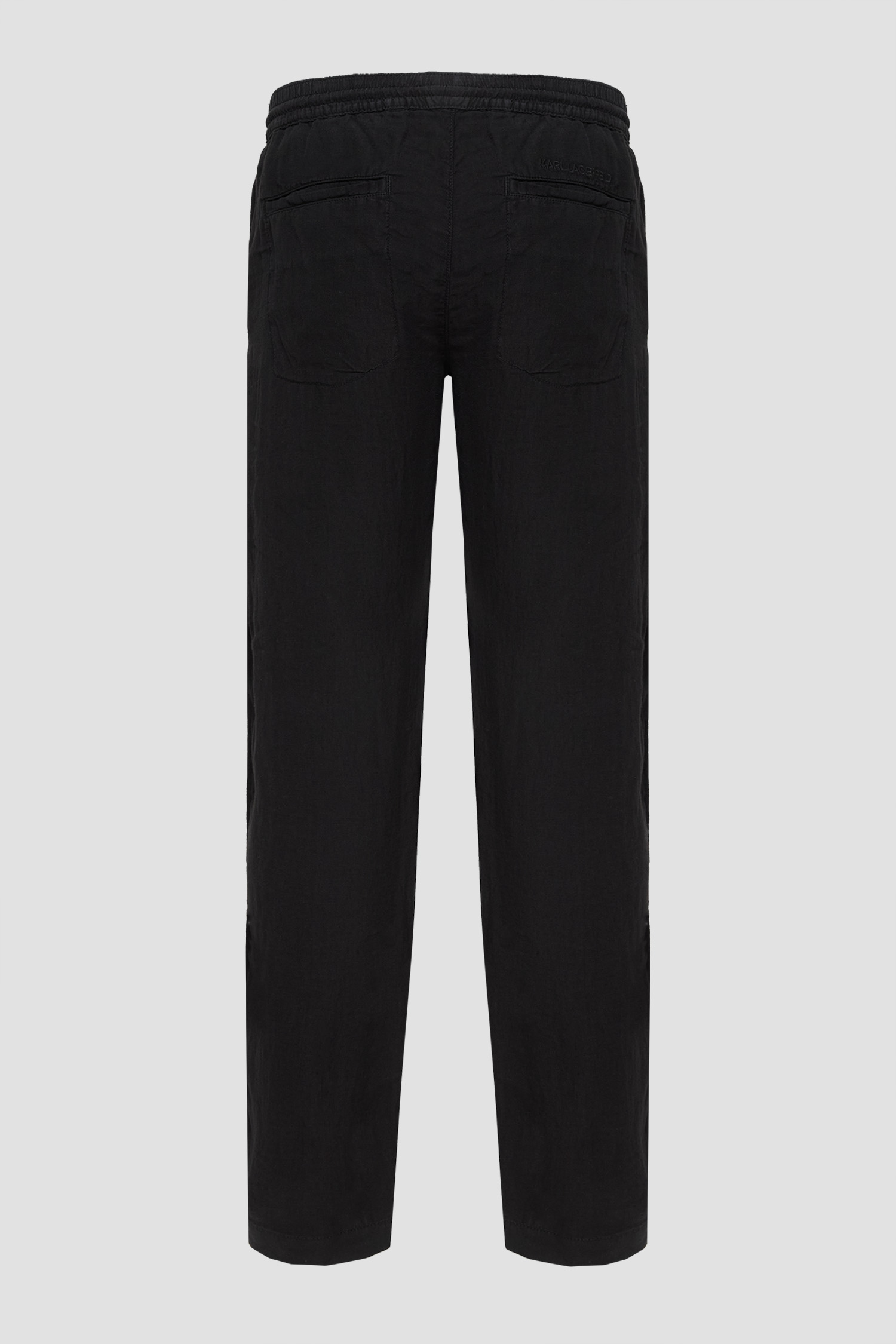 Чоловічі чорні лляні брюки Karl Lagerfeld 552815.265815;990