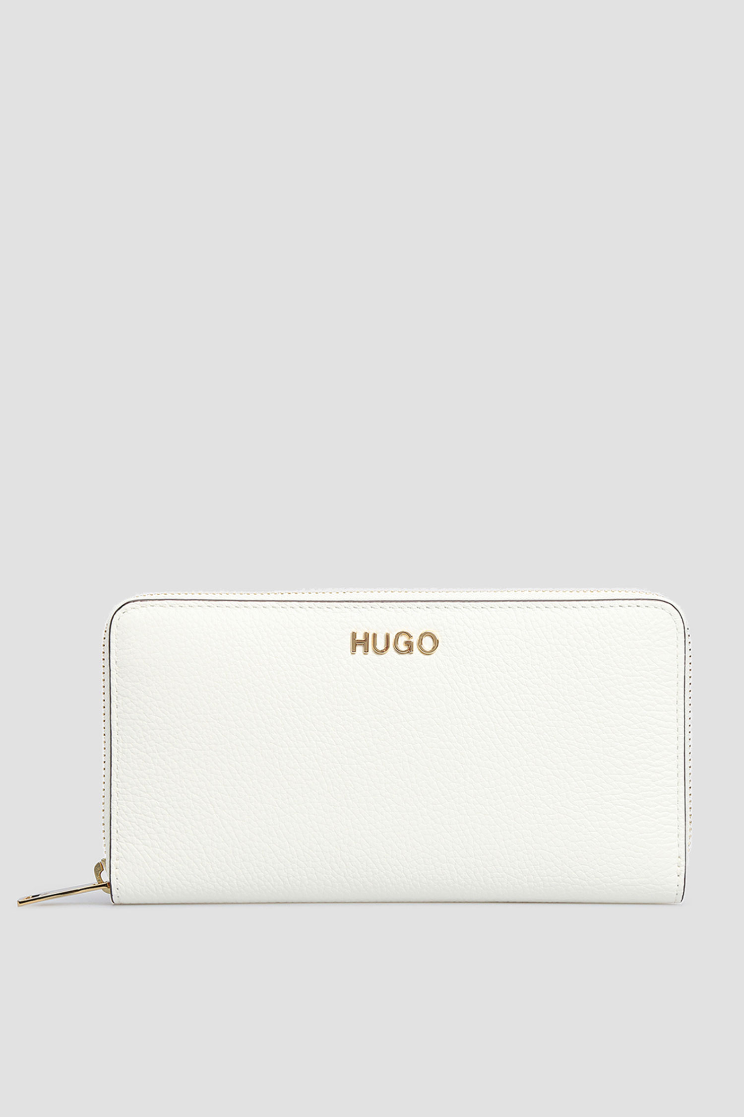 Женский белый кожаный кошелек HUGO 50428597;114