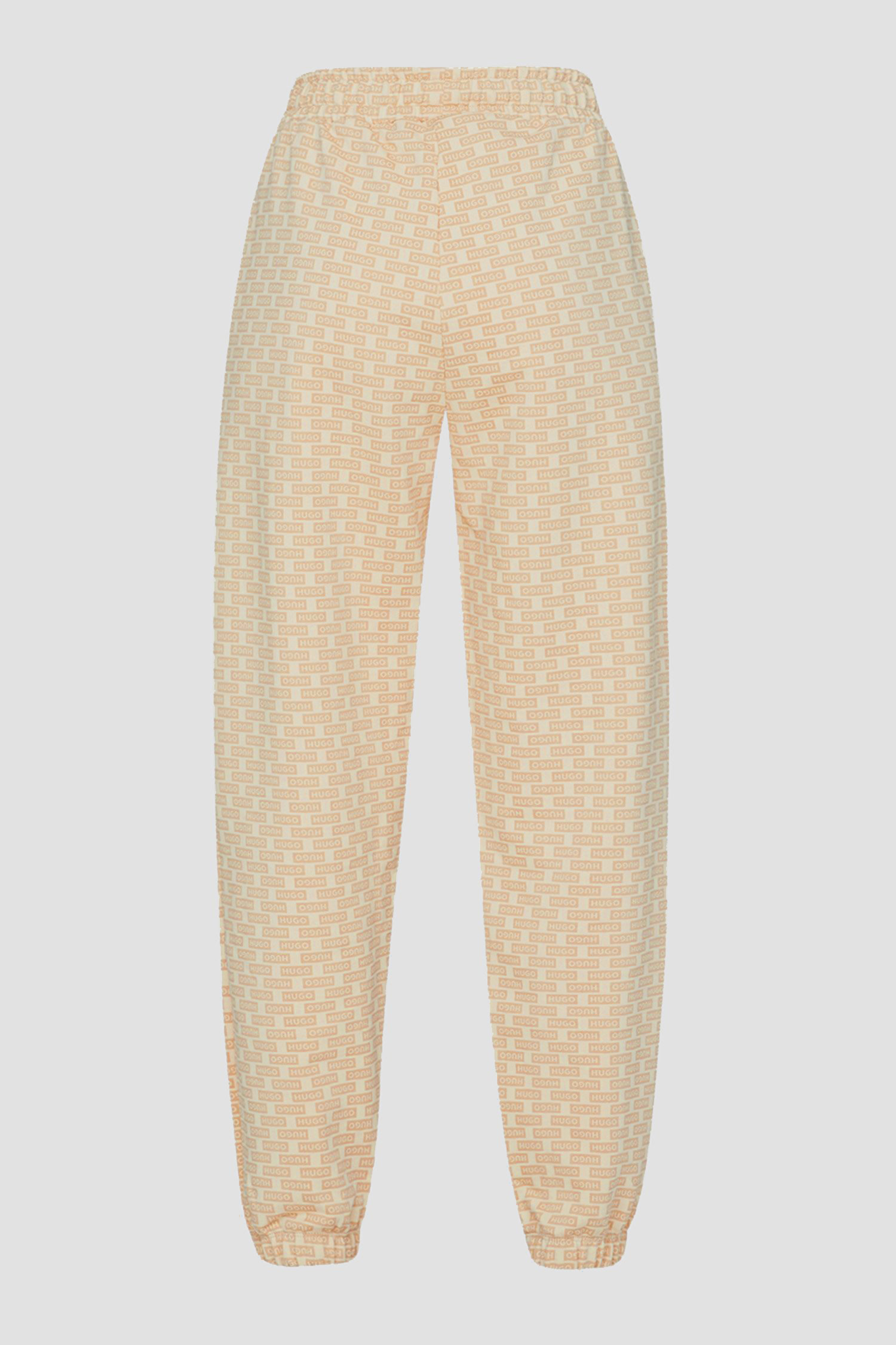 Женские бежевые спортивные брюки с узором HUGO BLUE 50510868;977