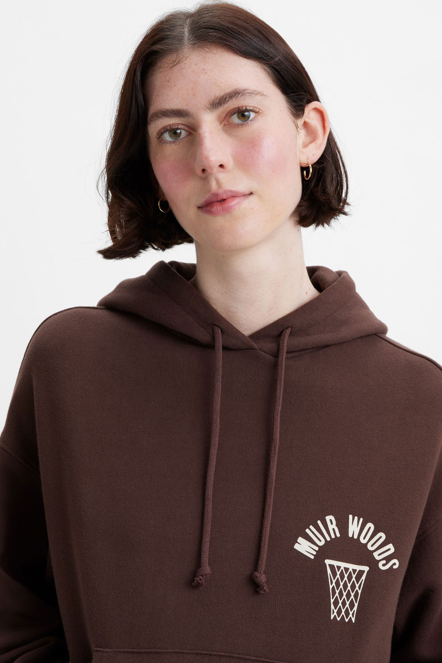 Женское коричневое худи Levi’s® A3724;0018