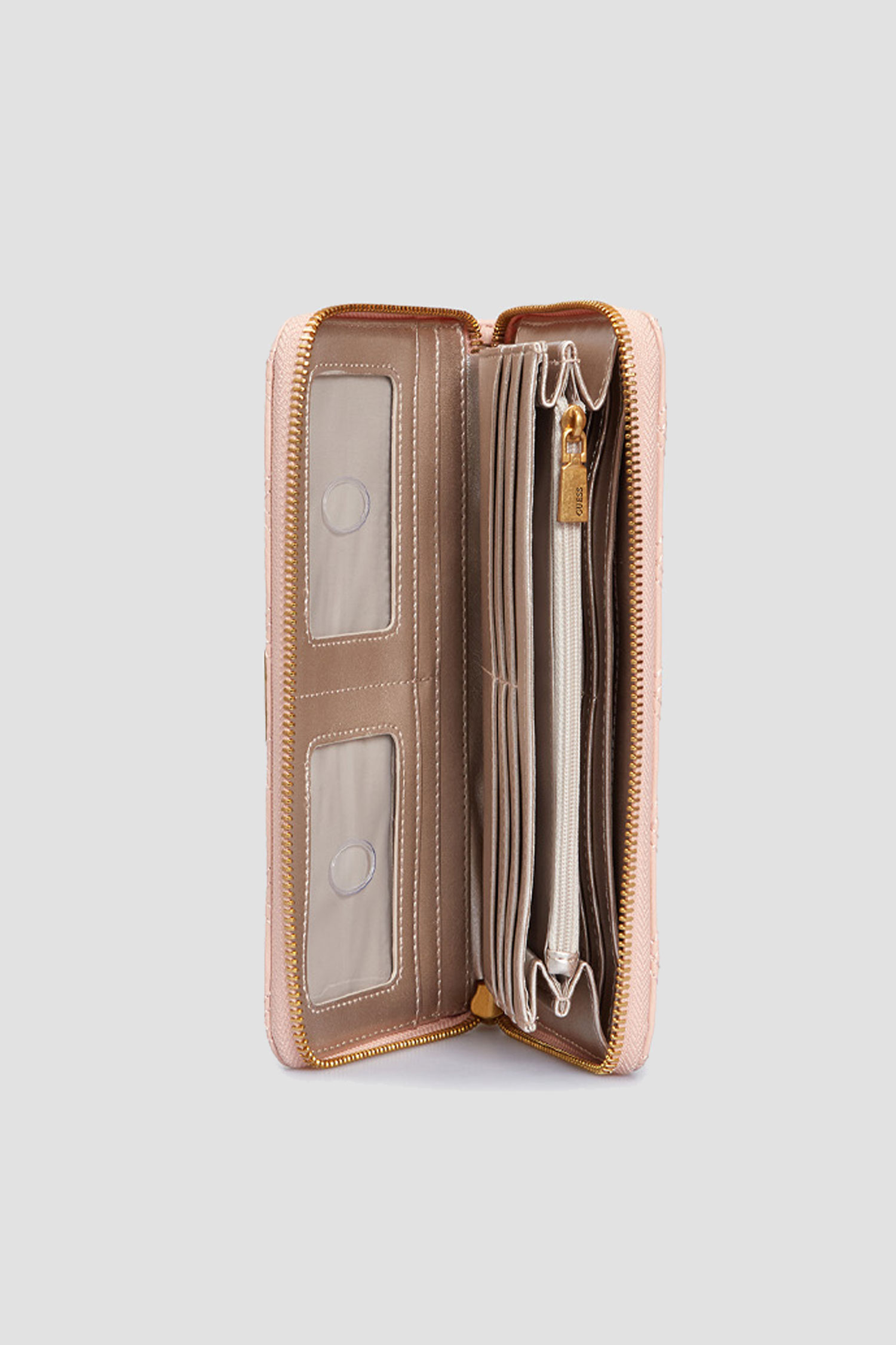 Женский розовый кошелек Guess SWQA87.48630;APC