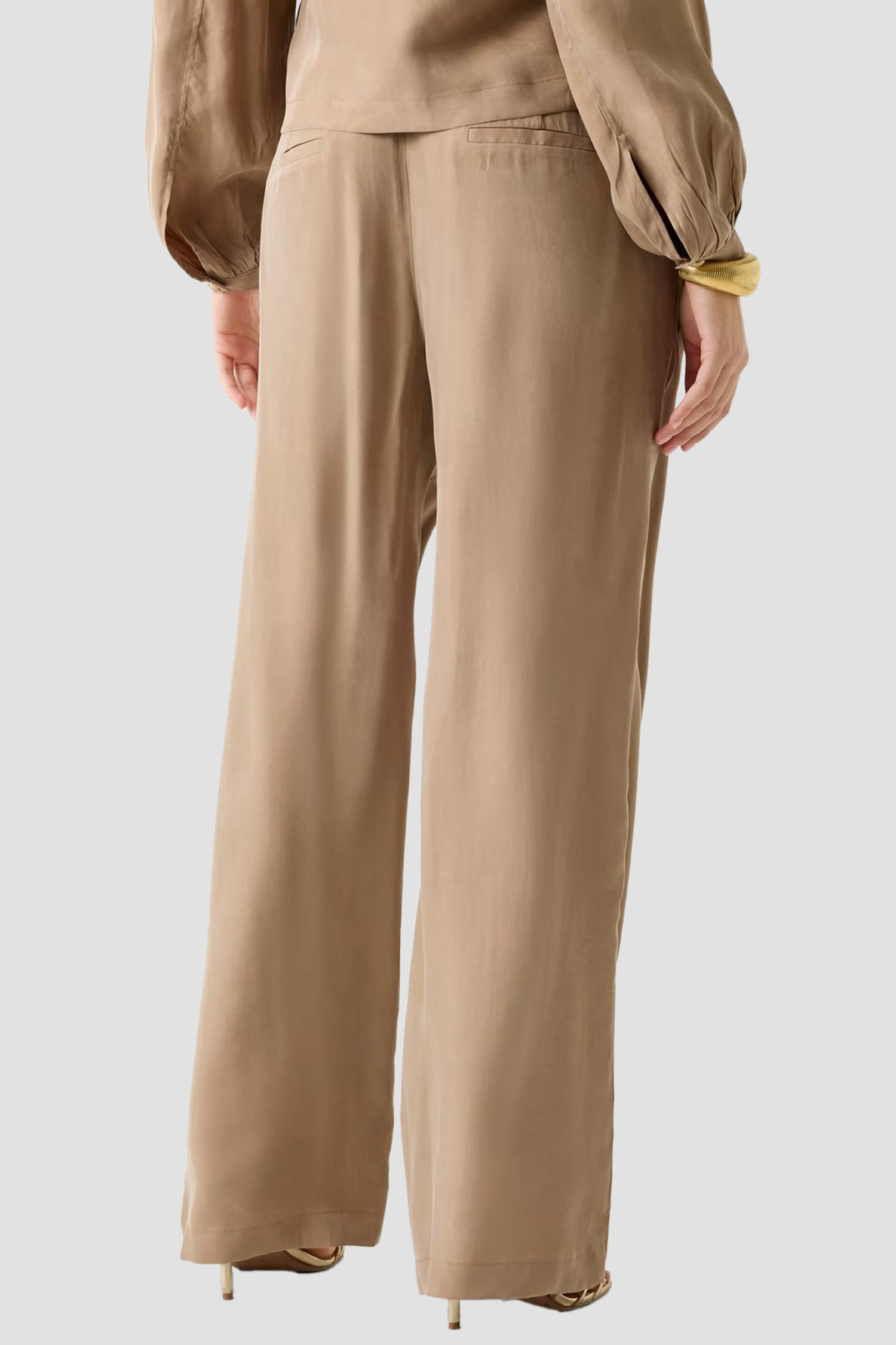 Жіночі бежеві брюки Guess W6GB07.W1781;G1DQ