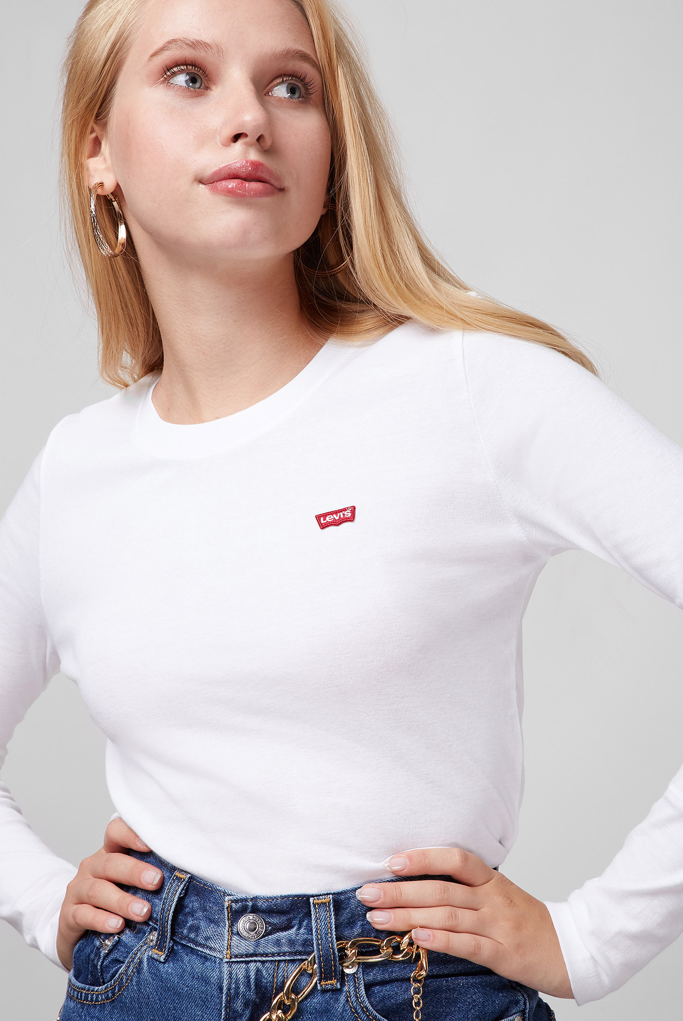 Женский белый лонгслив Levi’s® 69555;0000