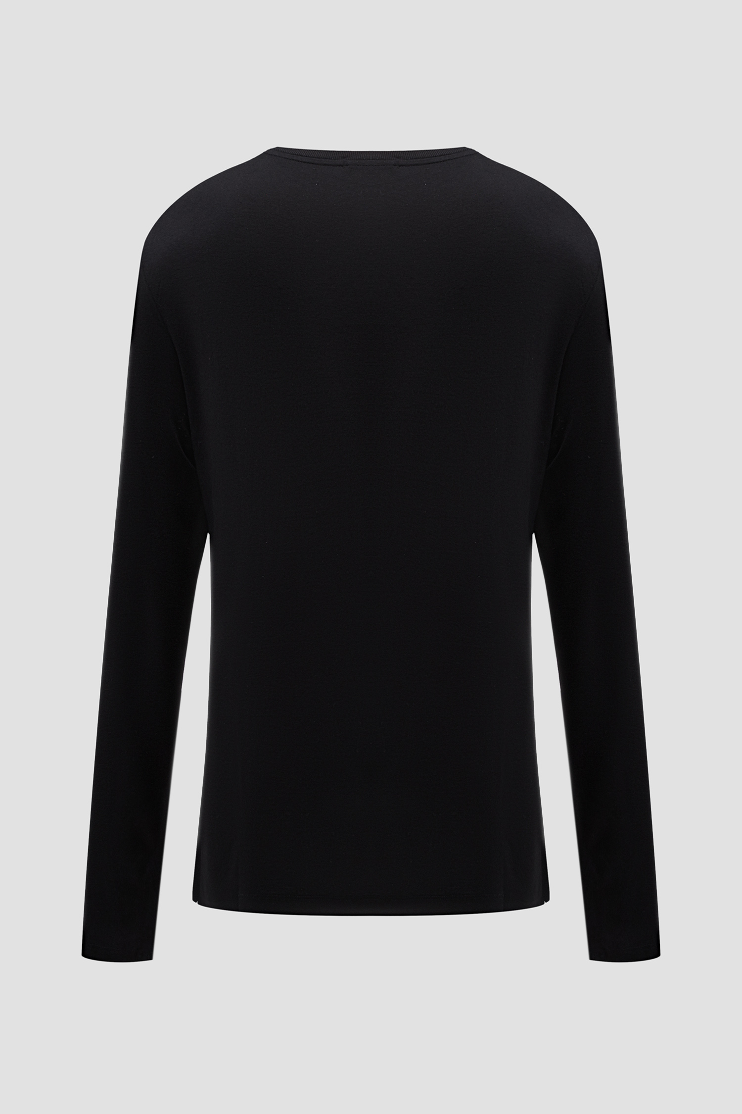 Чоловічий чорний лонгслів BOSS 50524326;001