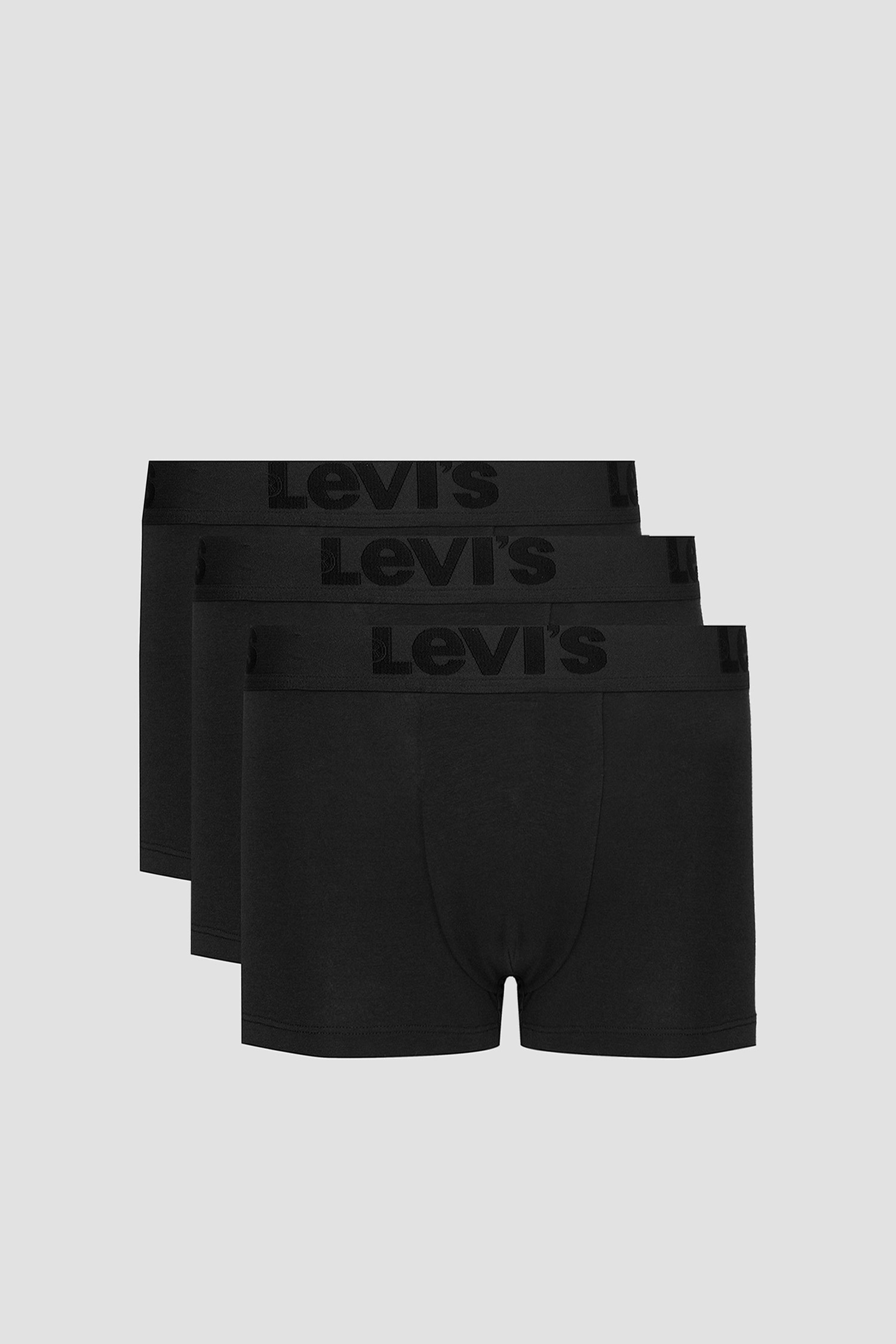 Мужские черные боксеры (3 шт) Levi’s® 905042001;001