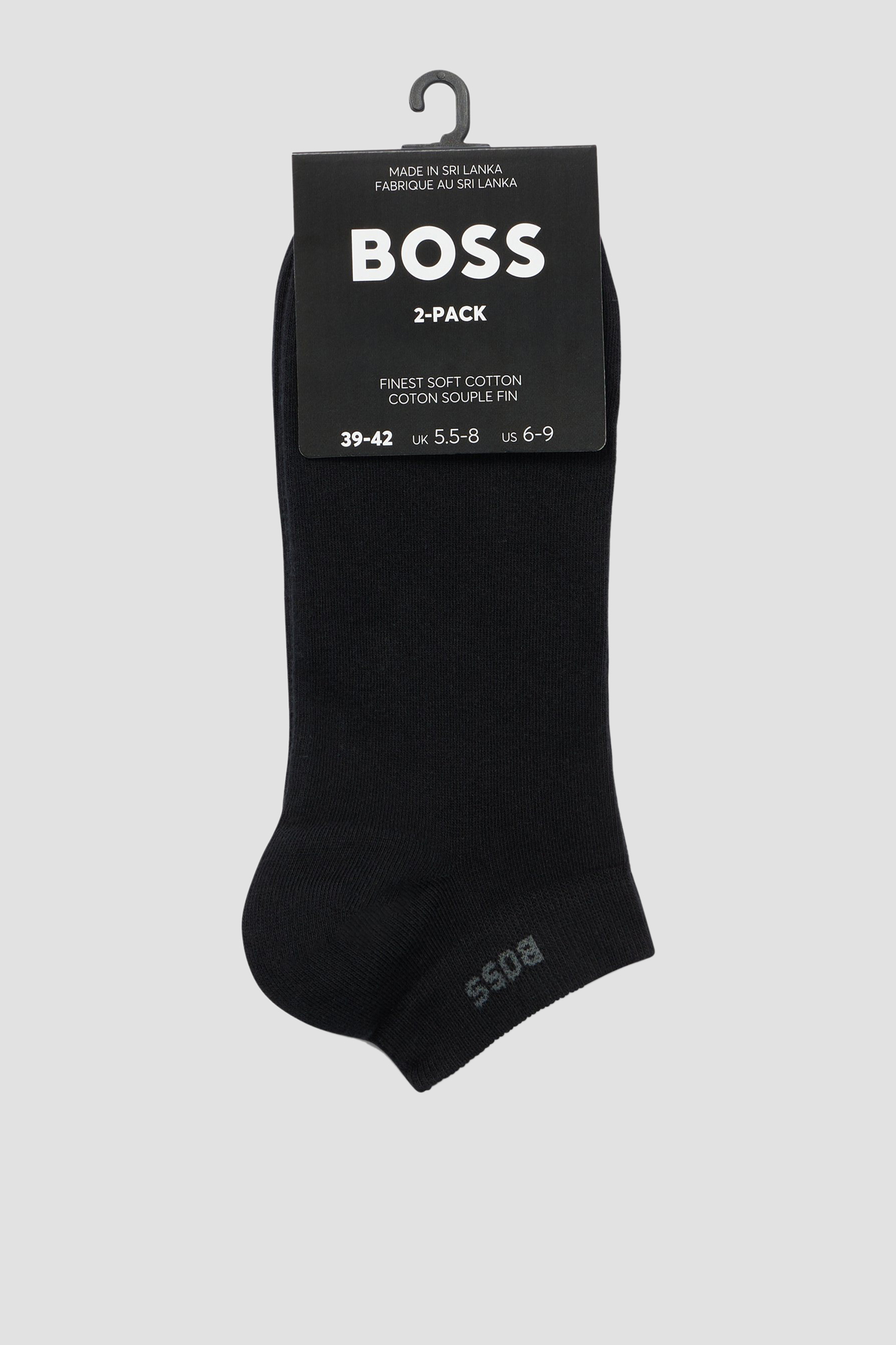 Мужские черные носки (2 пары) BOSS 50469849;001