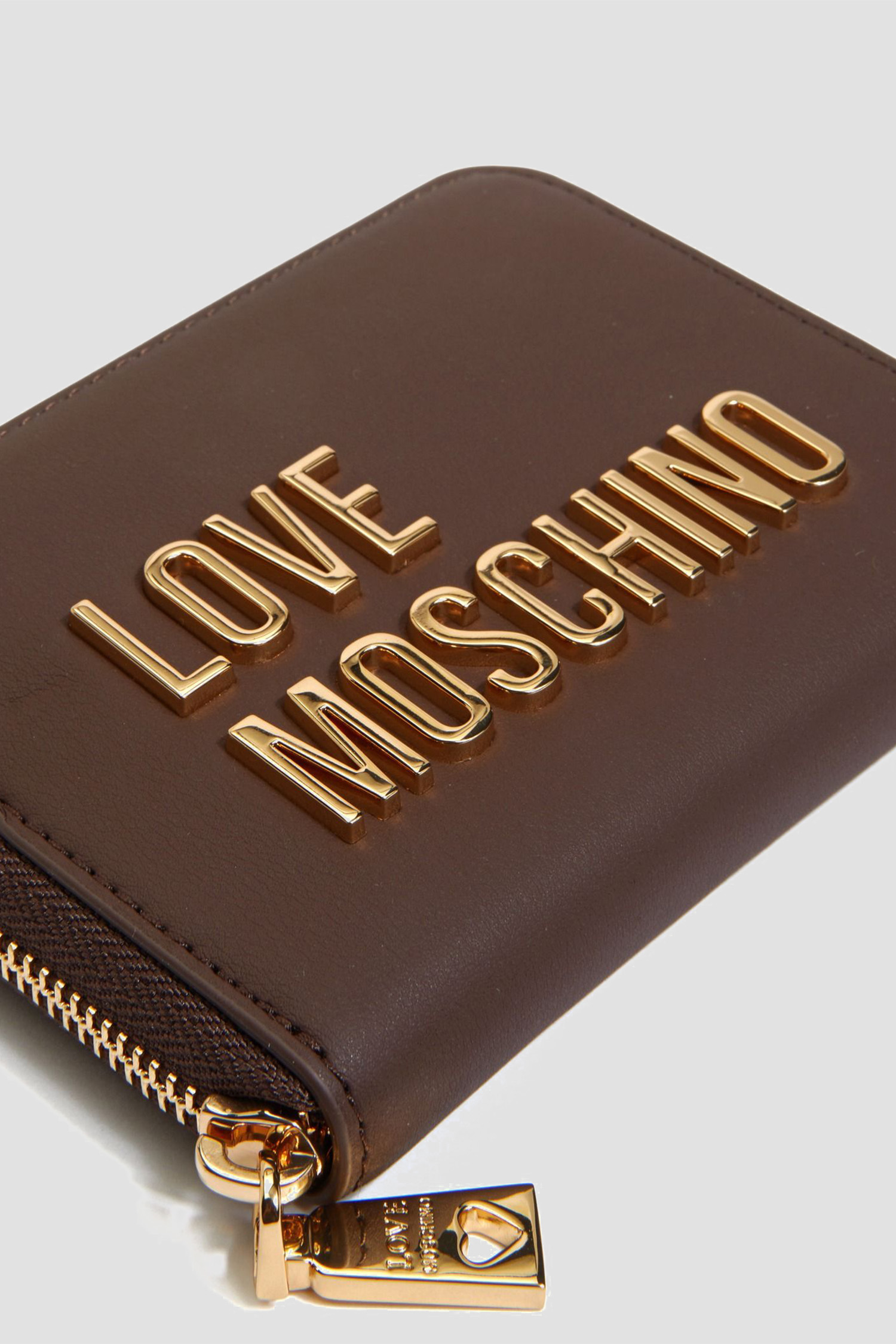 Женский темно-коричневый кошелек Moschino JC5613PP1N.KD0;301