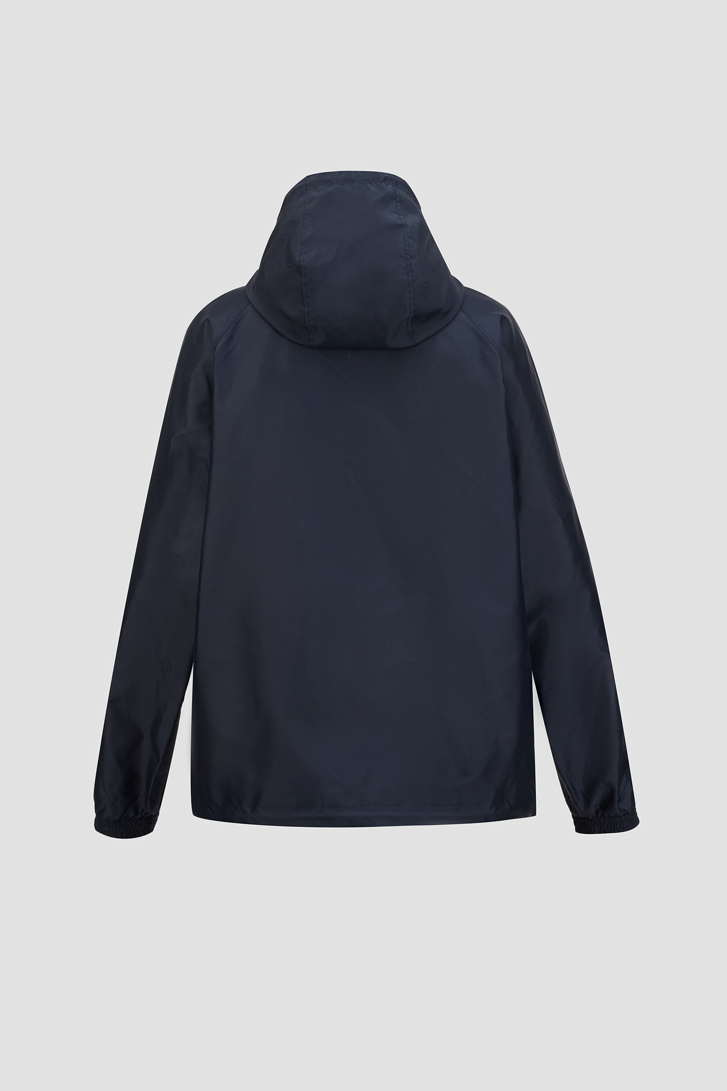 Мужская темно-синяя ветровка с узором BOSS 50535482;404