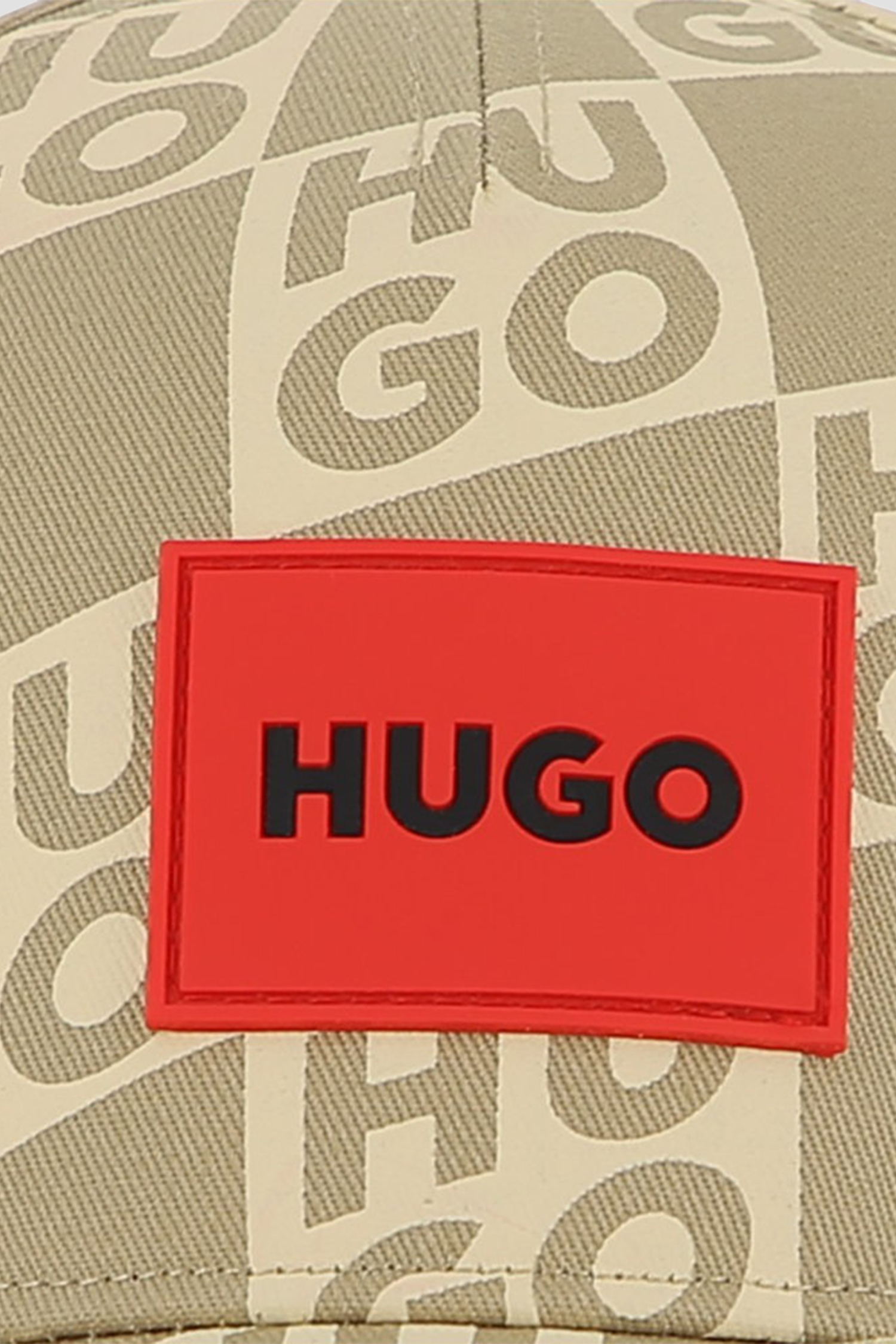 Дитяча бежева картата кепка HUGO kids G01168;23B