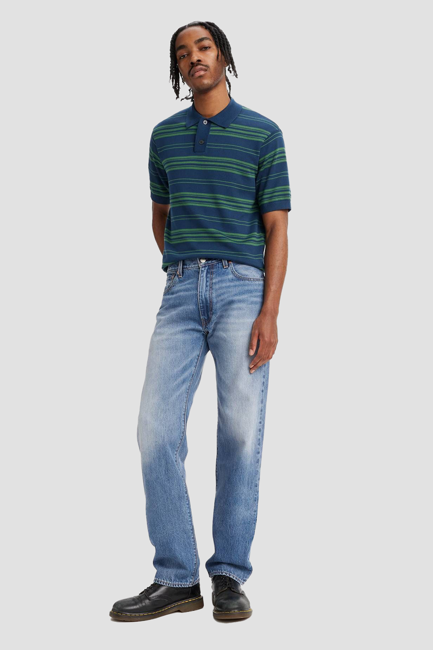 Чоловічі сині джинси 555® Relaxed Straight Levi’s® 000LO;0004