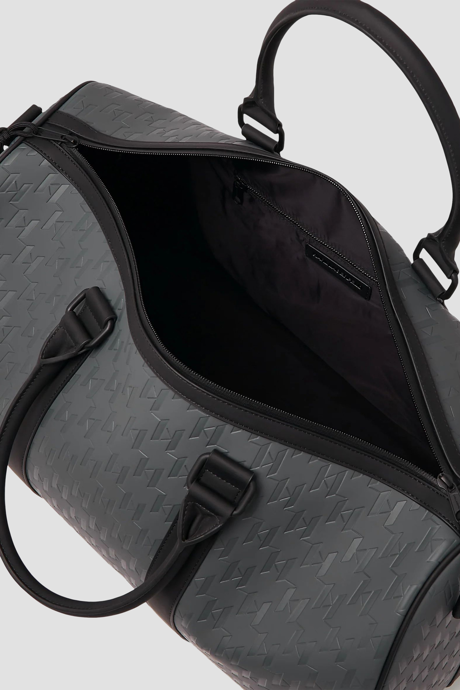 Чоловіча сіра дорожня сумка Karl Lagerfeld A4M30245;1UK