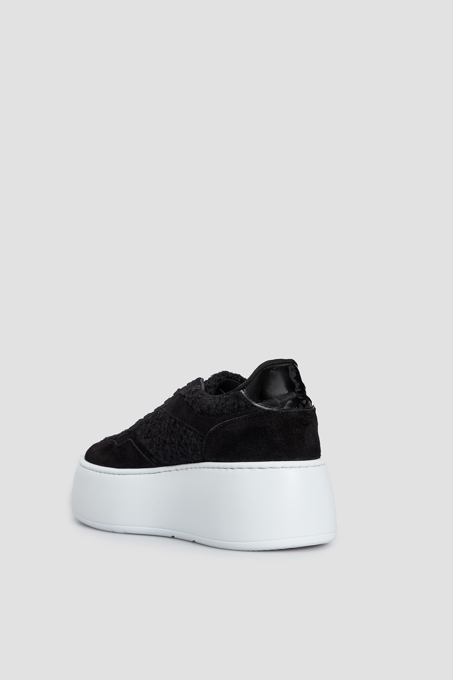 Женские черные замшевые сникерcы BALDININI D4B812T1CATF;0000