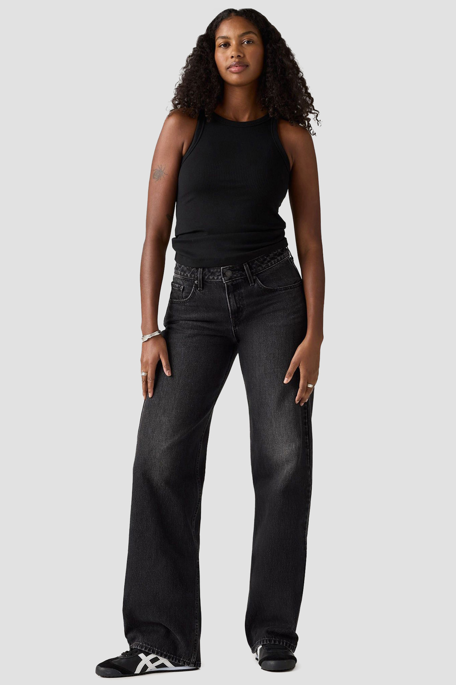 Женские черные джинсы Low Loose Levi’s® A5566;0027