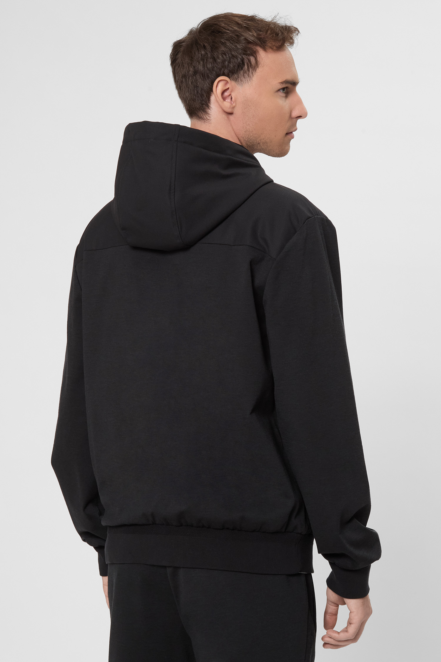 Мужская черная кофта BOSS 50543385;001