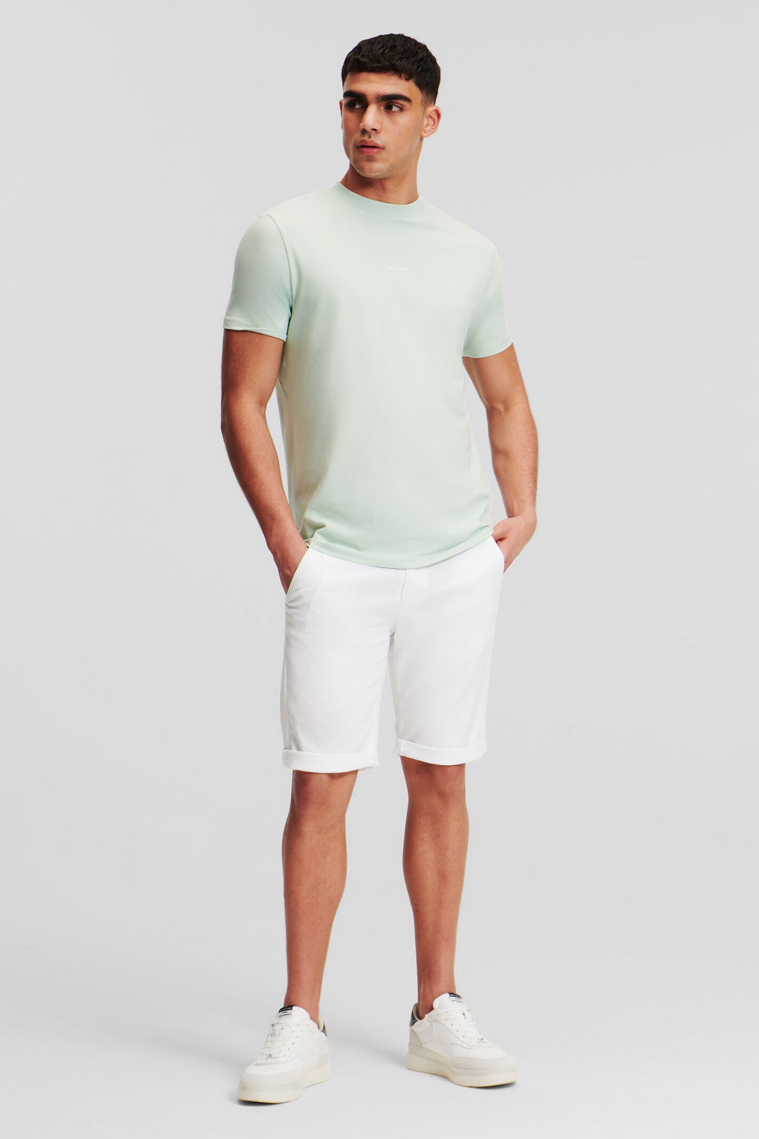 Мужские белые шорты Karl Lagerfeld 542826.255812;10