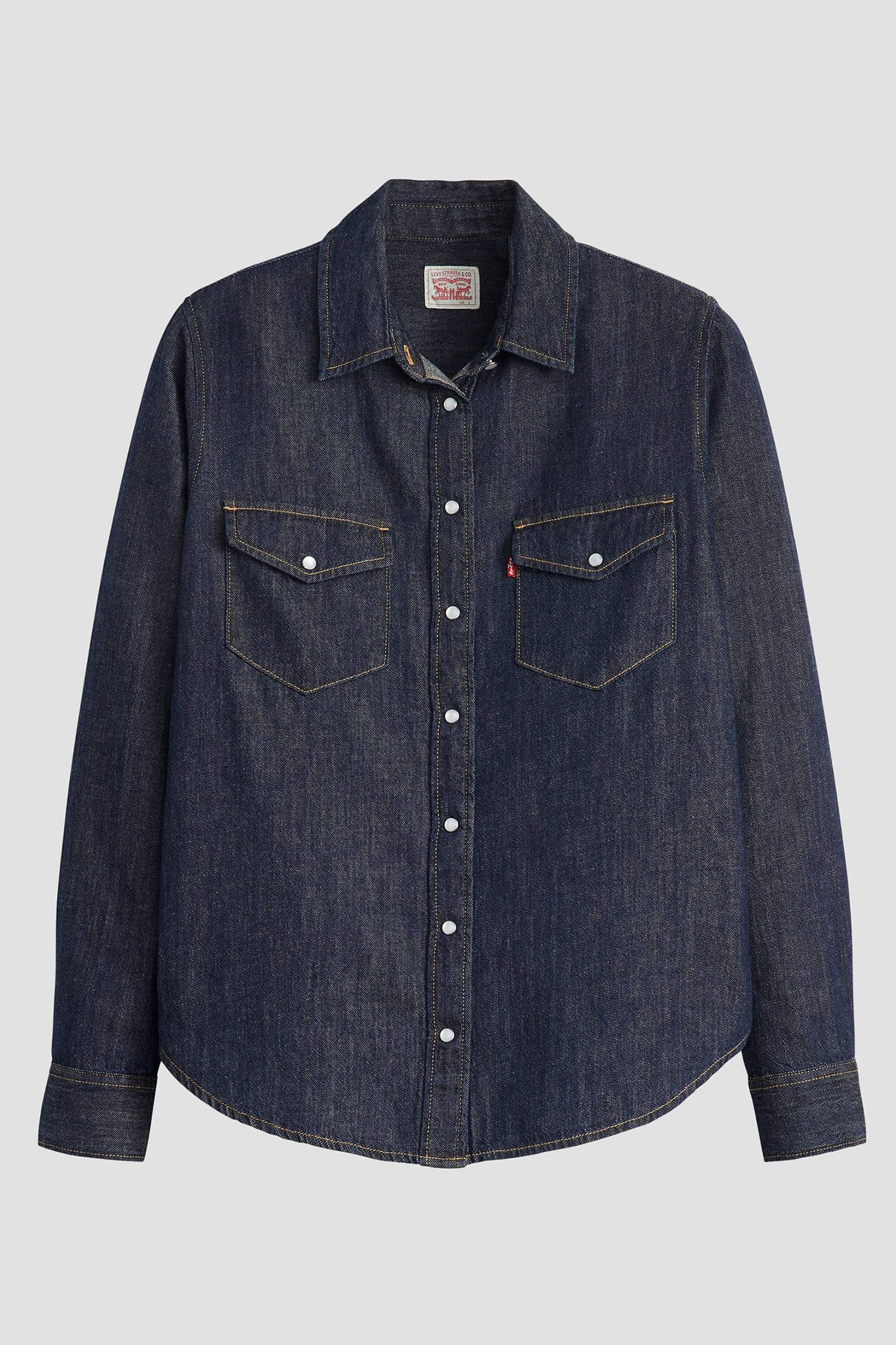 Женская темно-синяя джинсовая рубашка Levi’s® 16786;0101