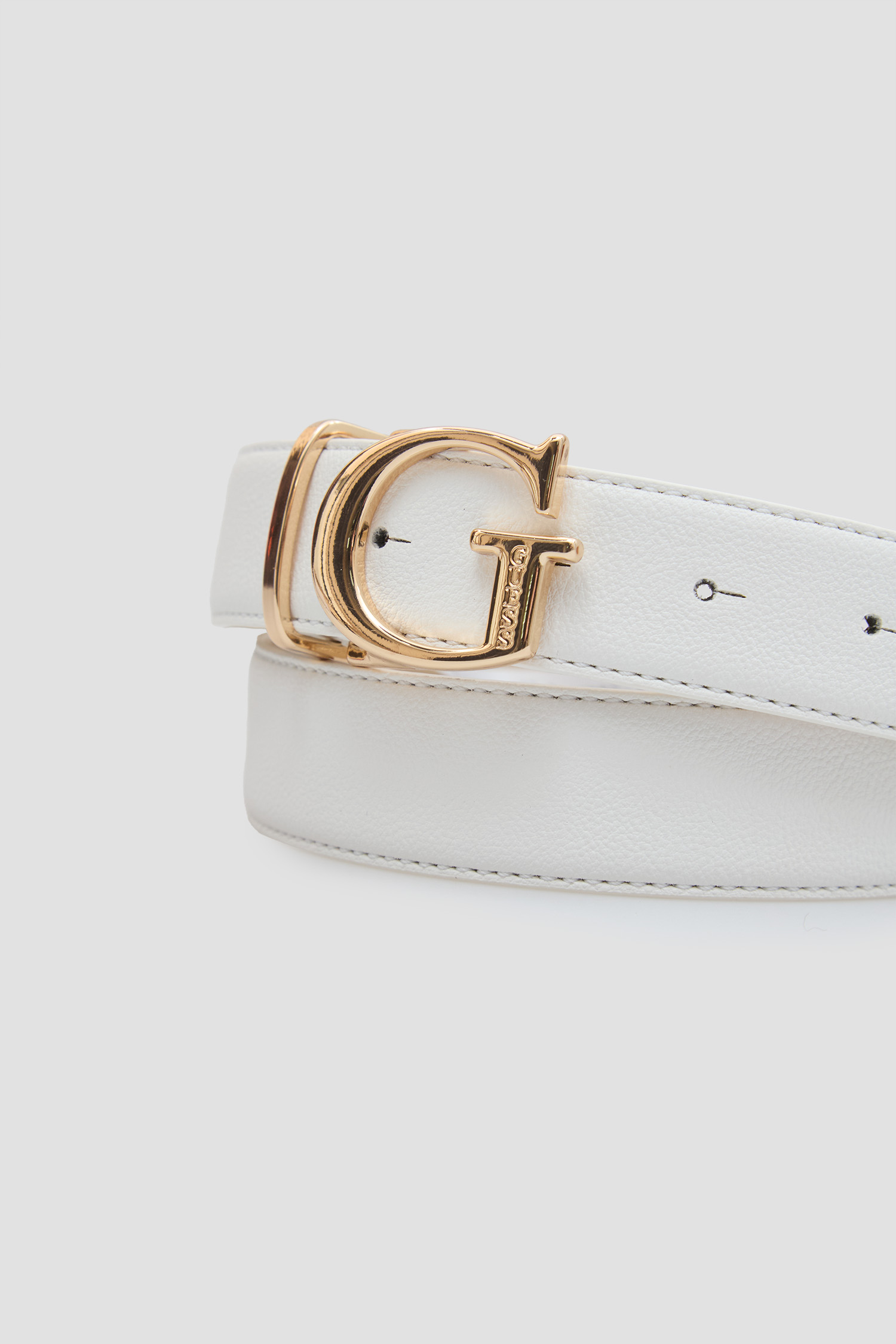 Жіночий білий ремінь Guess BW9362.P6230;WHI