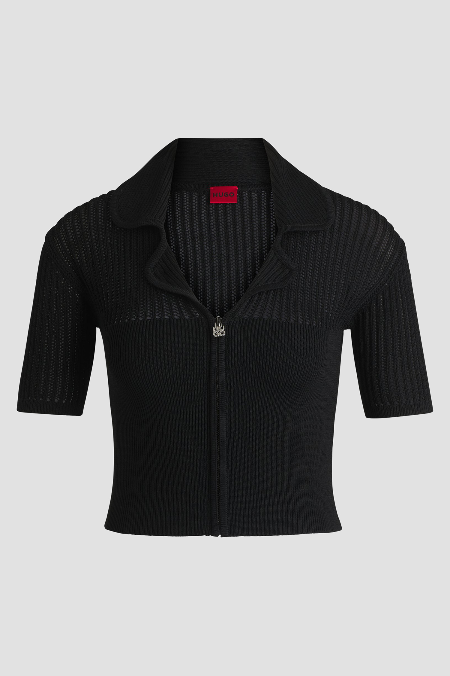 Жіночий чорний топ HUGO 50532170;001