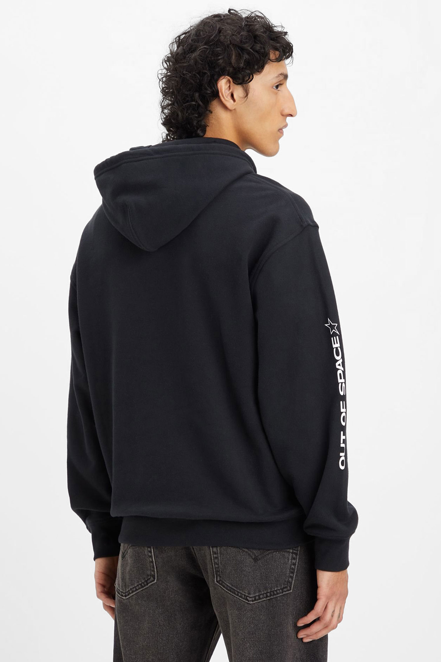 Мужское черное худи Levi's® 38479;0233 — Ultrashop