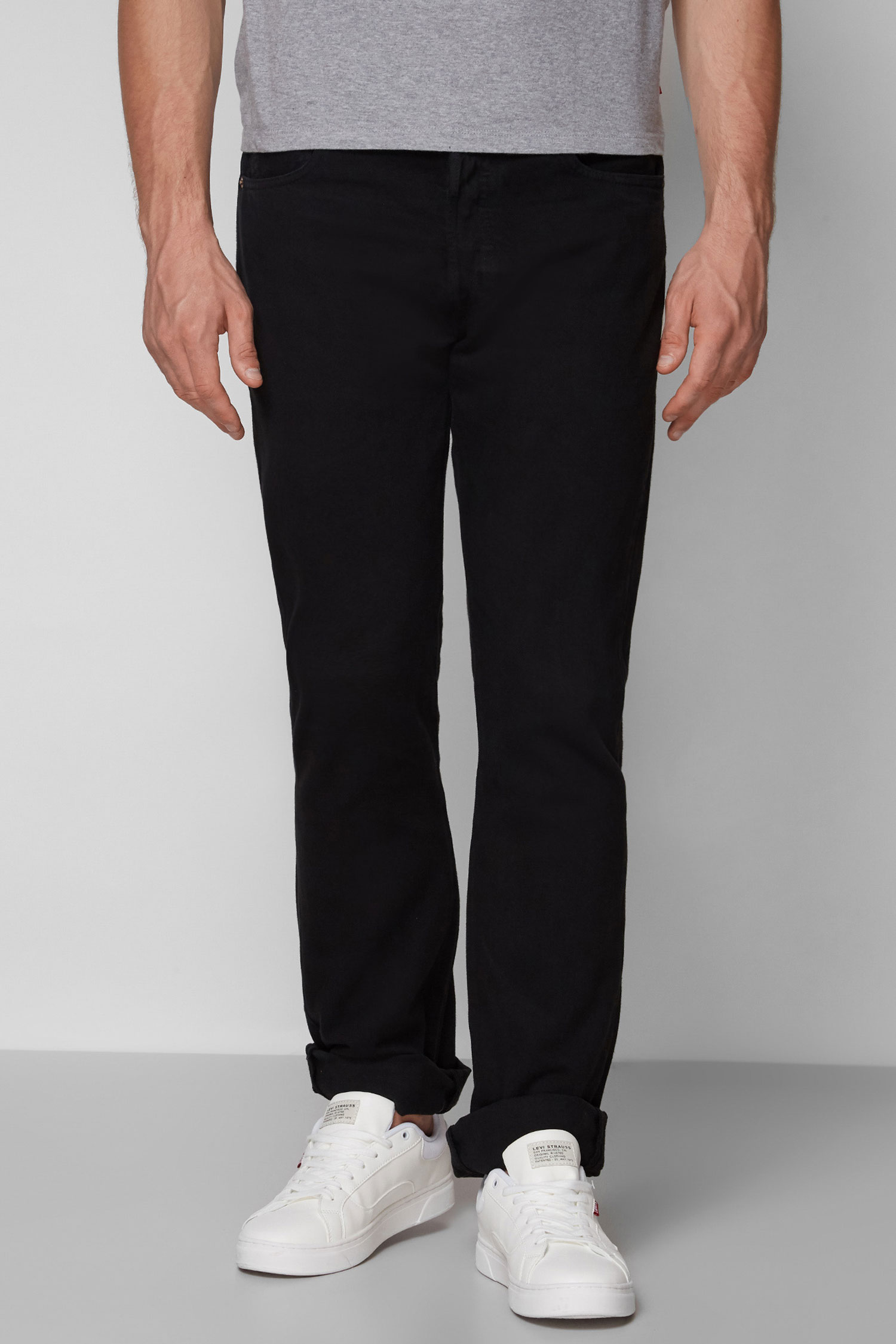 Мужские черные джинсы 501® Original Levi’s® 00501;0165