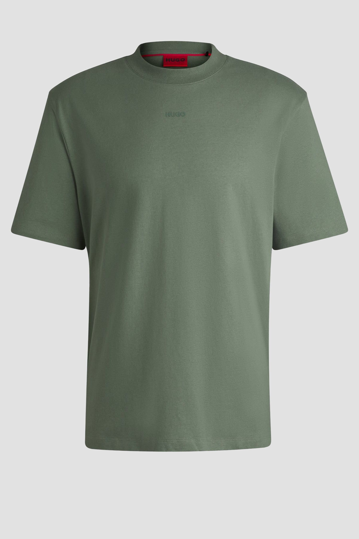 Мужская зеленая футболка HUGO 50488330;343