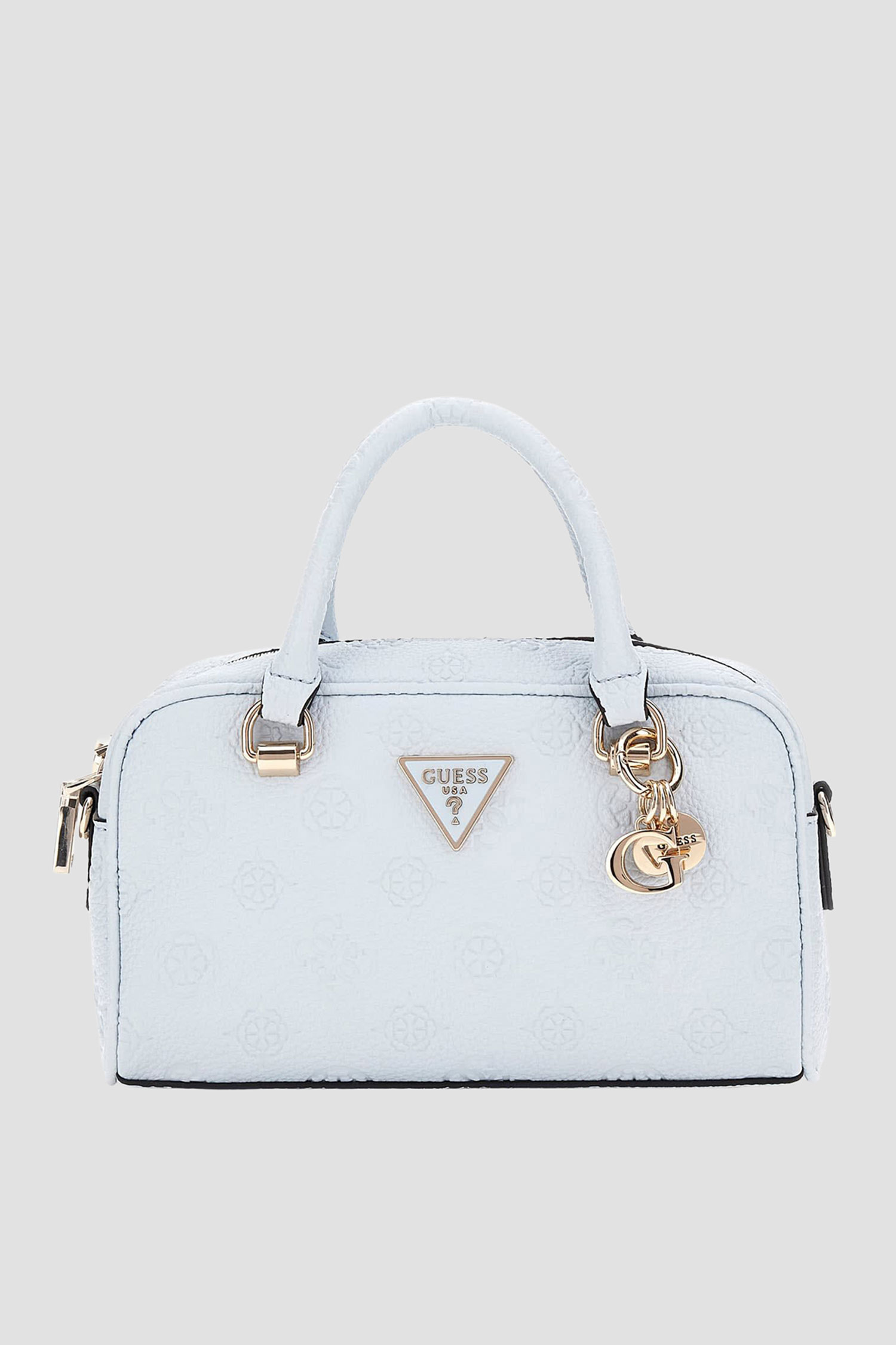 Женская голубая сумка с узором Guess HWPG93.49050;PWB