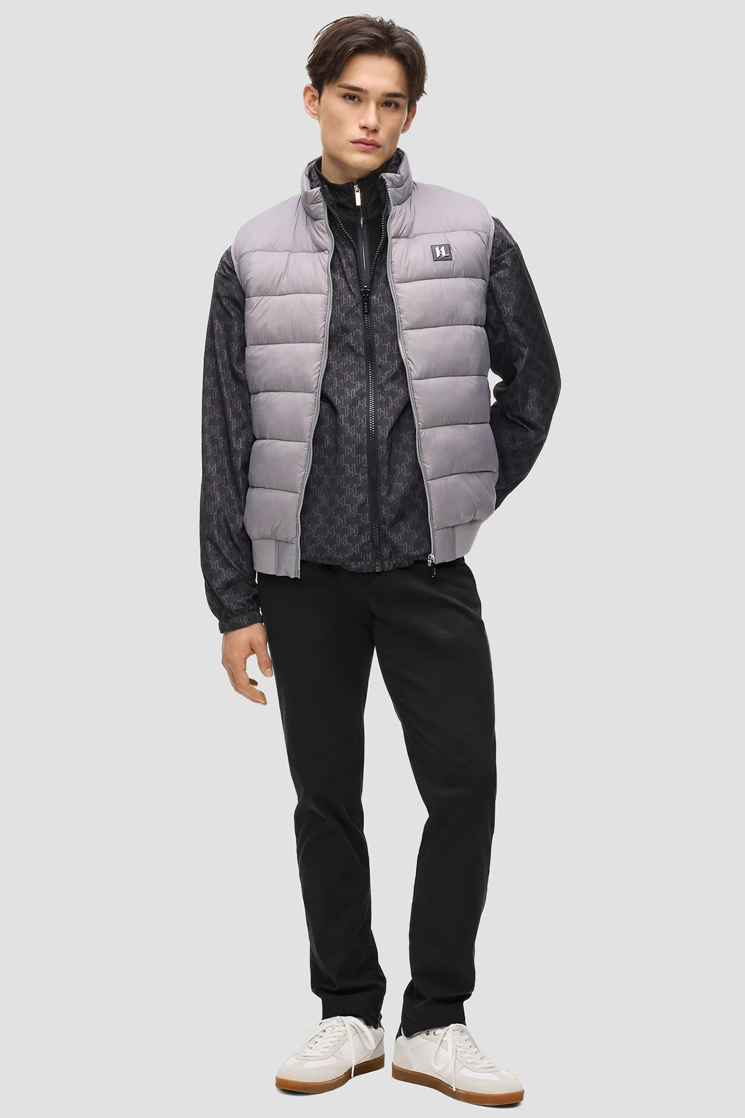 Чоловічий сірий жилет Karl Lagerfeld 561590.505091;940