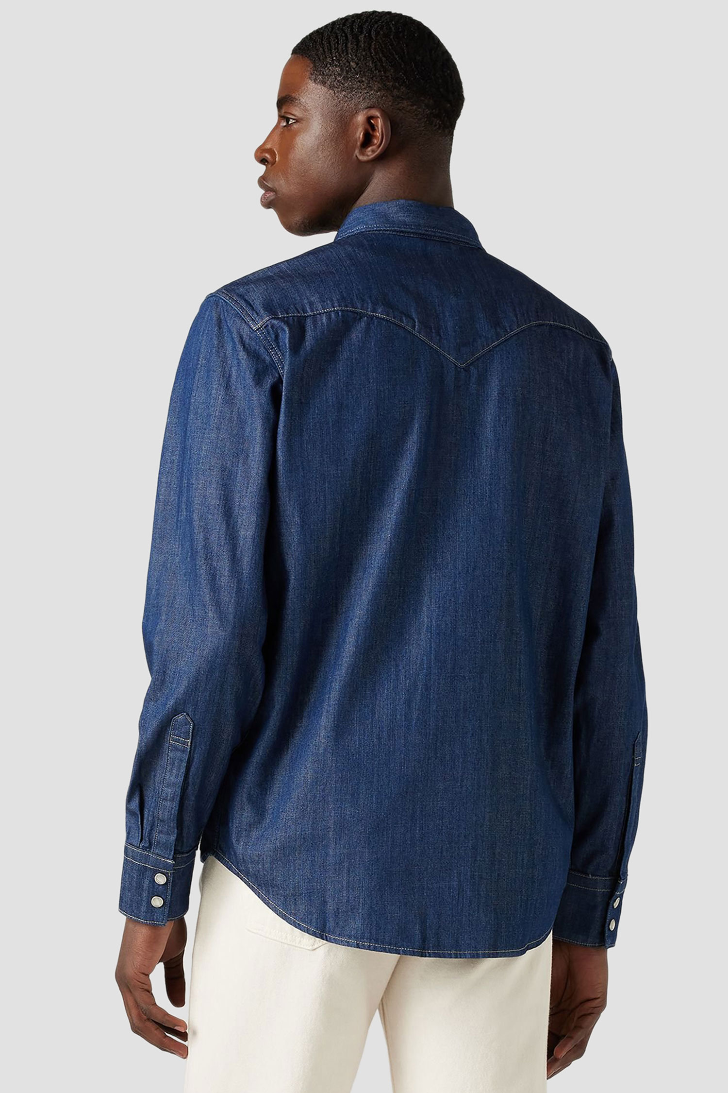 Мужская темно-синяя  джинсовая рубашка Levi’s® 85744;0000