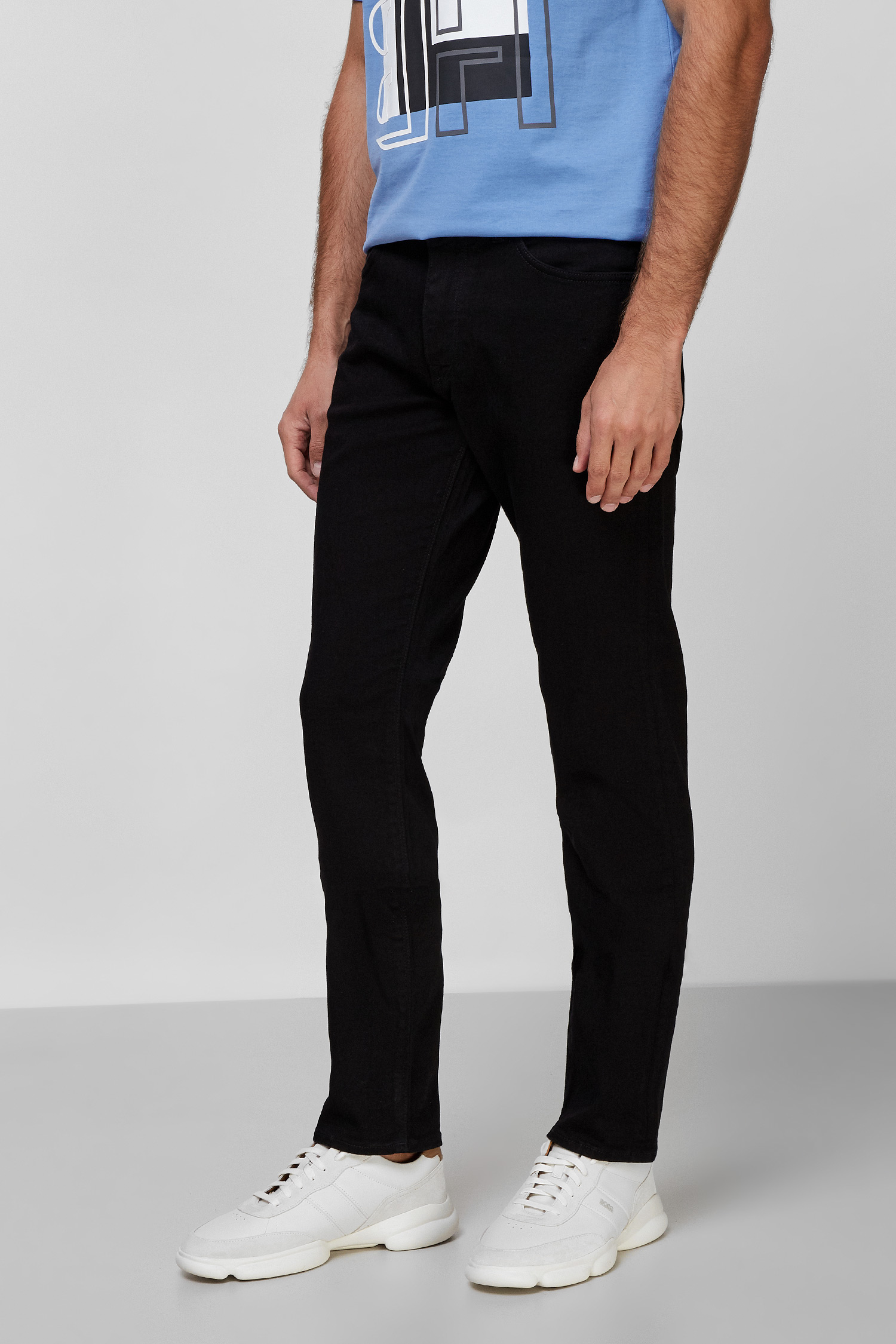 Мужские черные джинсы BOSS 50400079;001