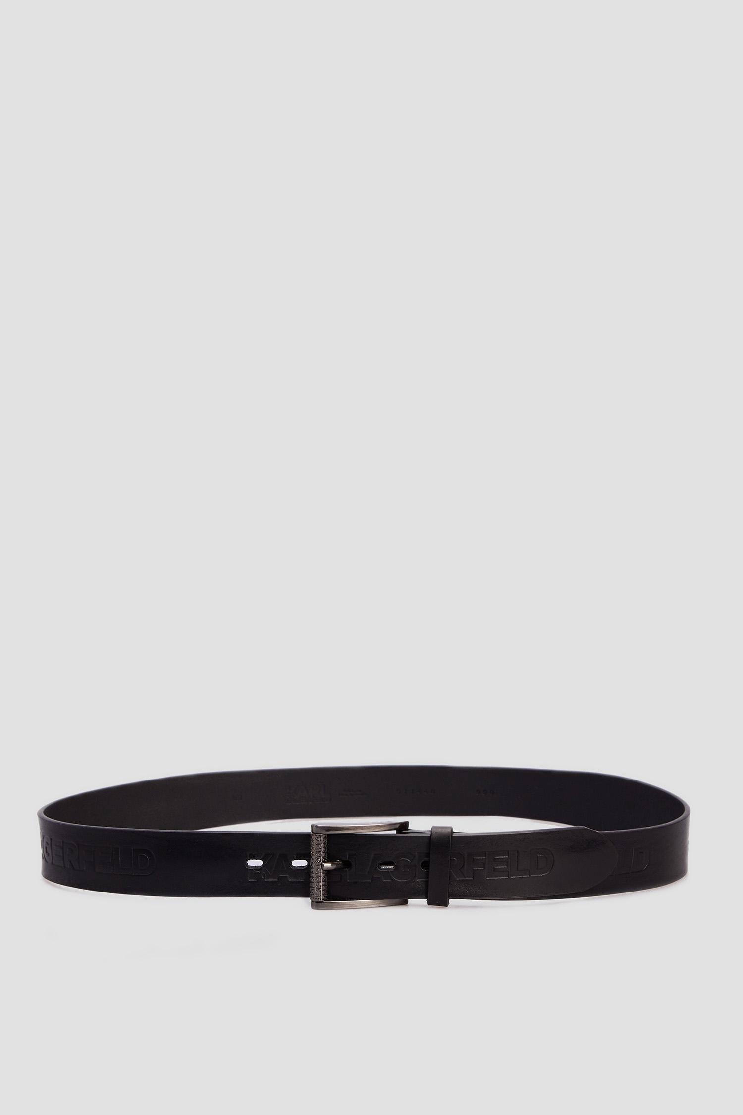 Черный кожаный ремень для парней Karl Lagerfeld 511448.815300;990