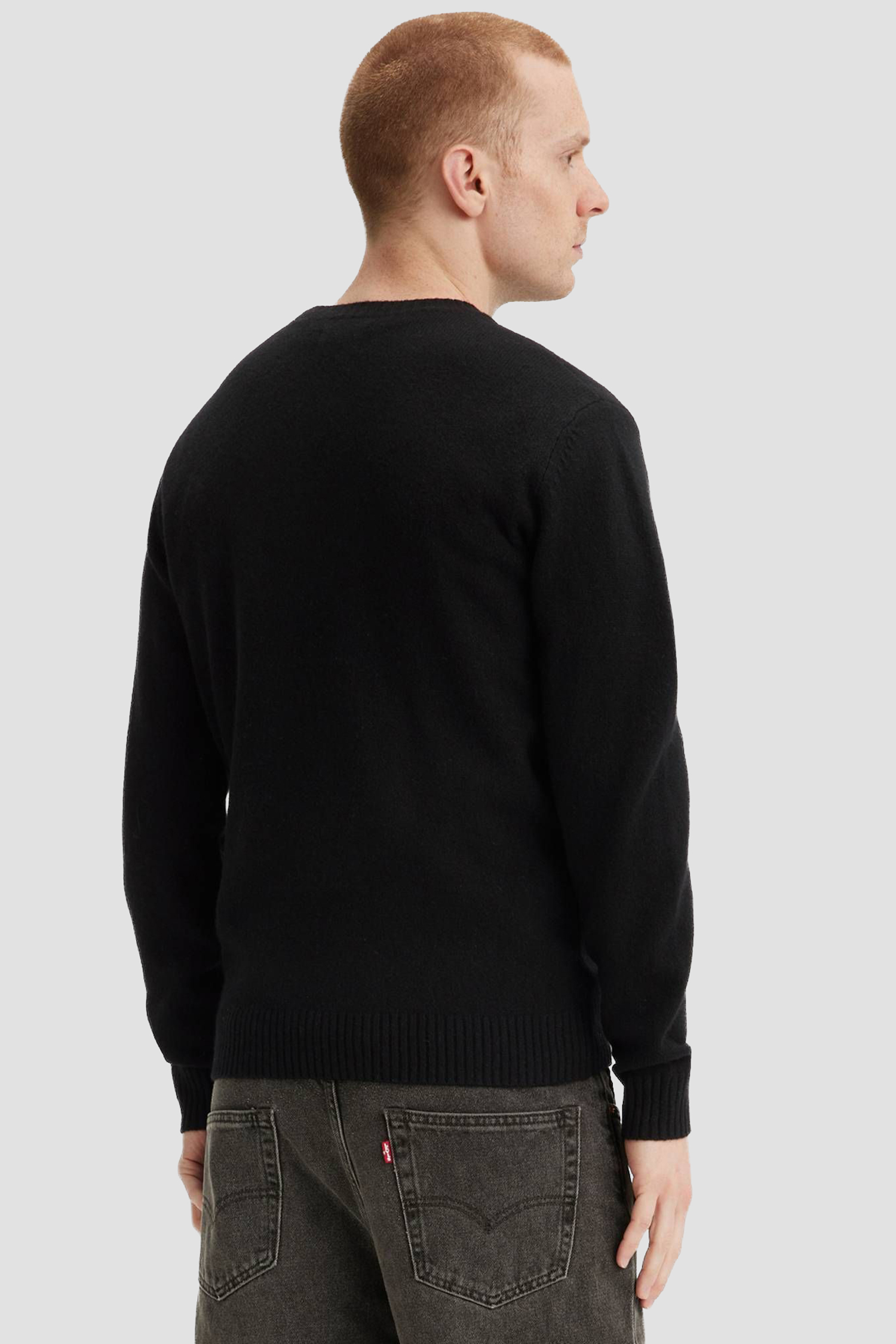Чоловічий чорний вовняний джемпер Levi’s® A4320;0005