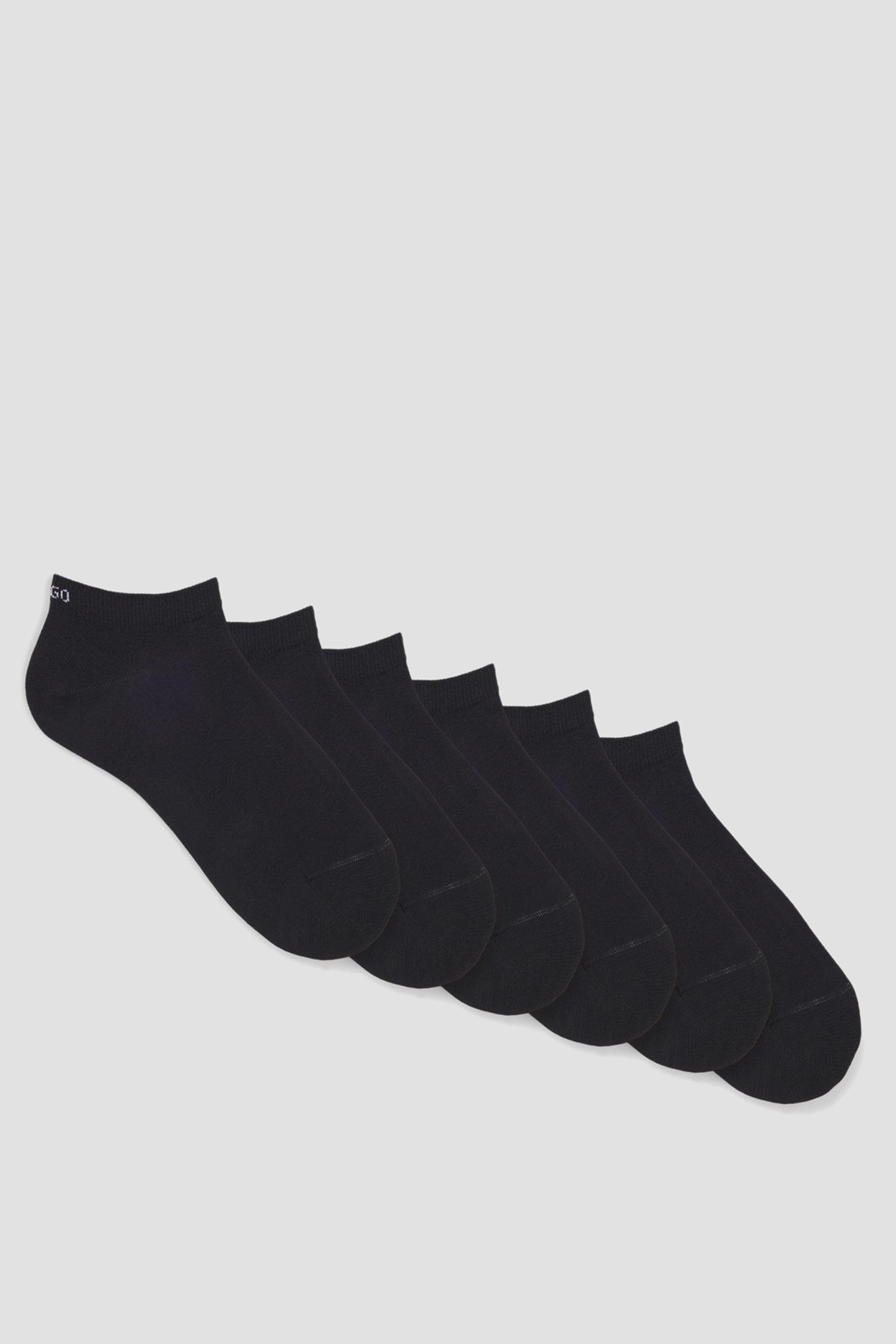 Чоловічі чорні шкарпетки (6 пар) HUGO 50516395;001