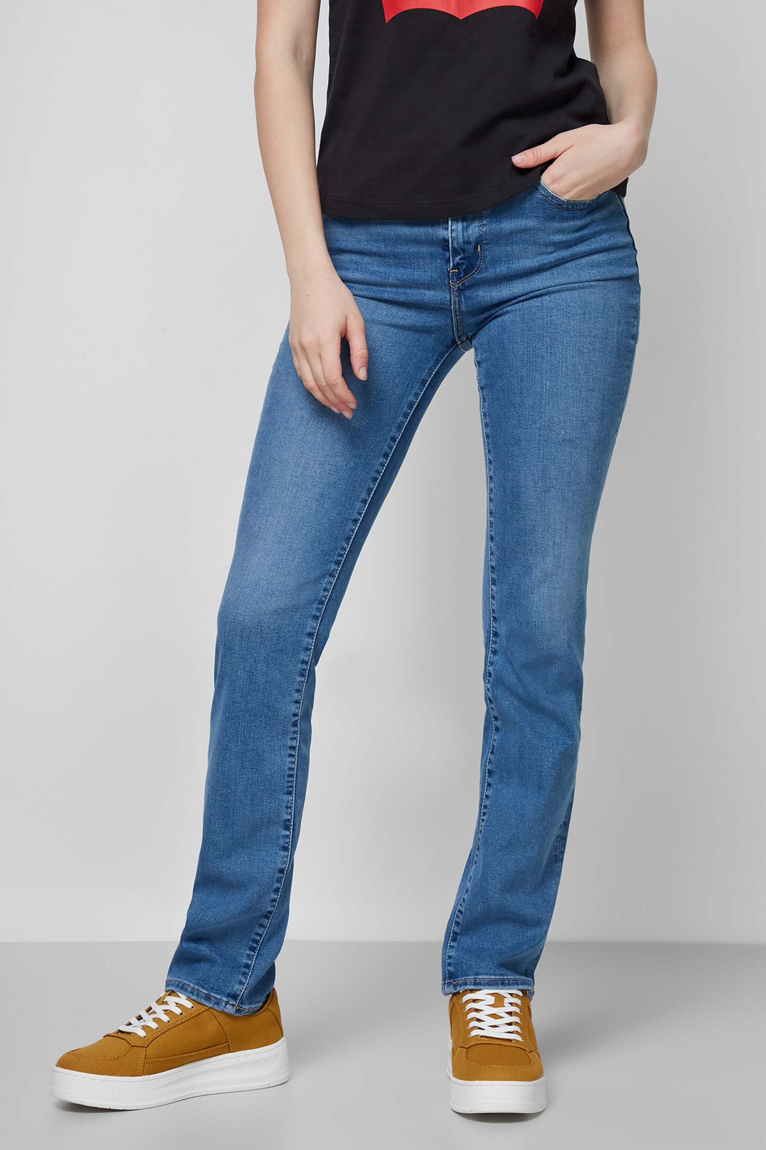 Жіночі сині джинси 724™ High-Rise Straight Levi’s® 18883;0124