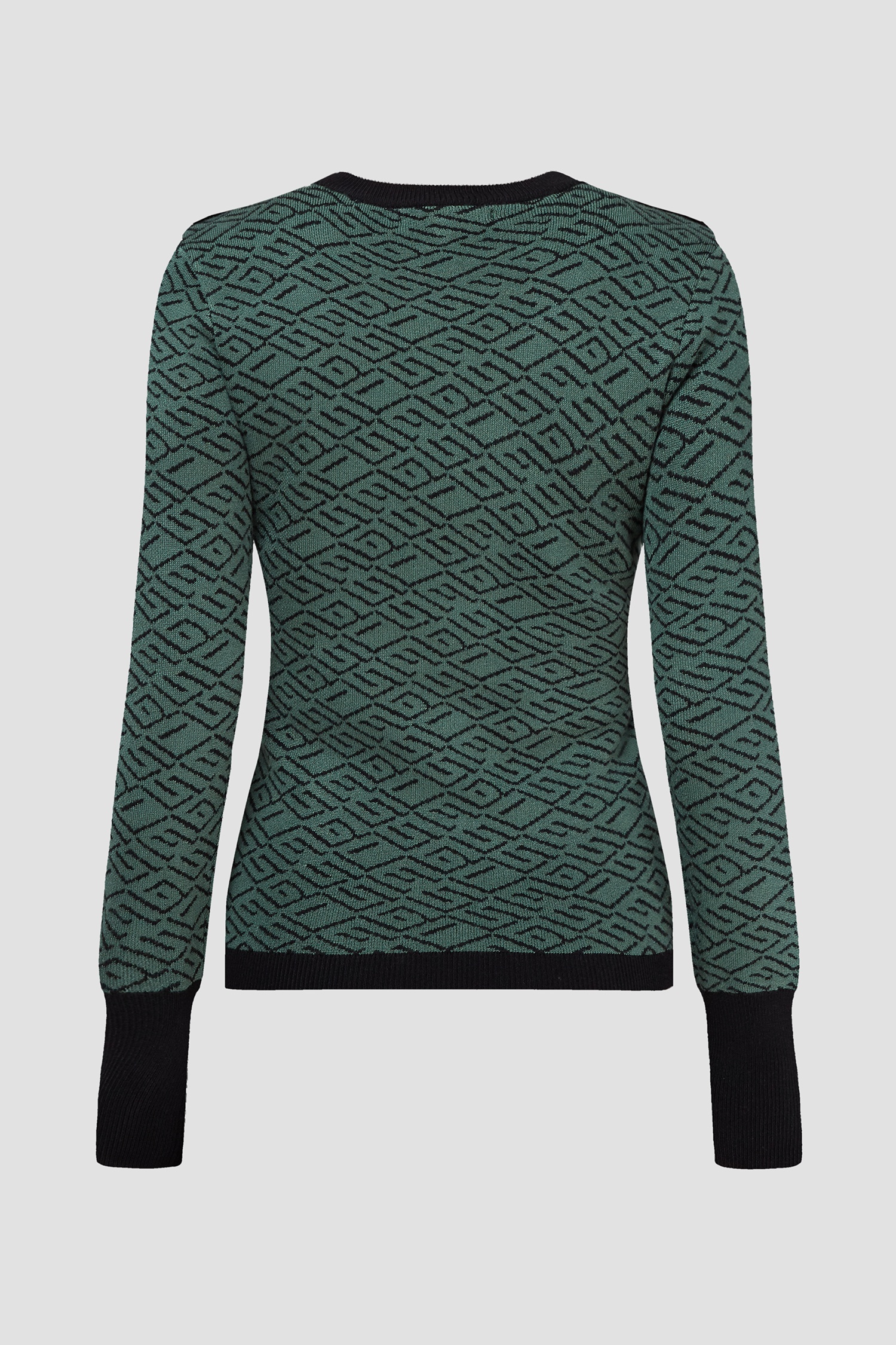 Жіночий зелений джемпер з візерунком Guess W1BR55.Z1091;P84Z