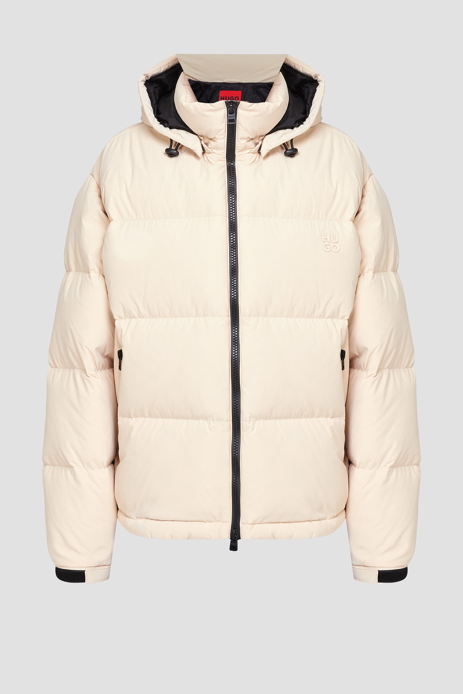 Мужской бежевый пуховик HUGO 50496293;275