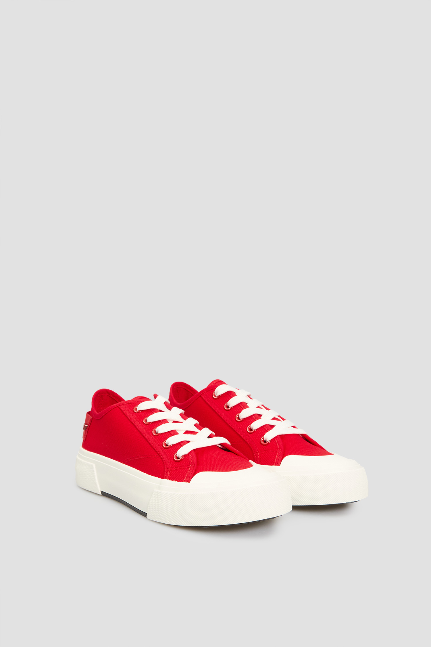 Женские красные кеды Moschino JA15012G0M.JP0;500 — Ultrashop