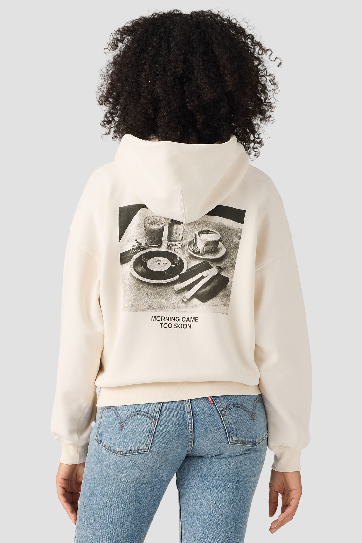 Женское белое худи Levi’s® 008A3;0001