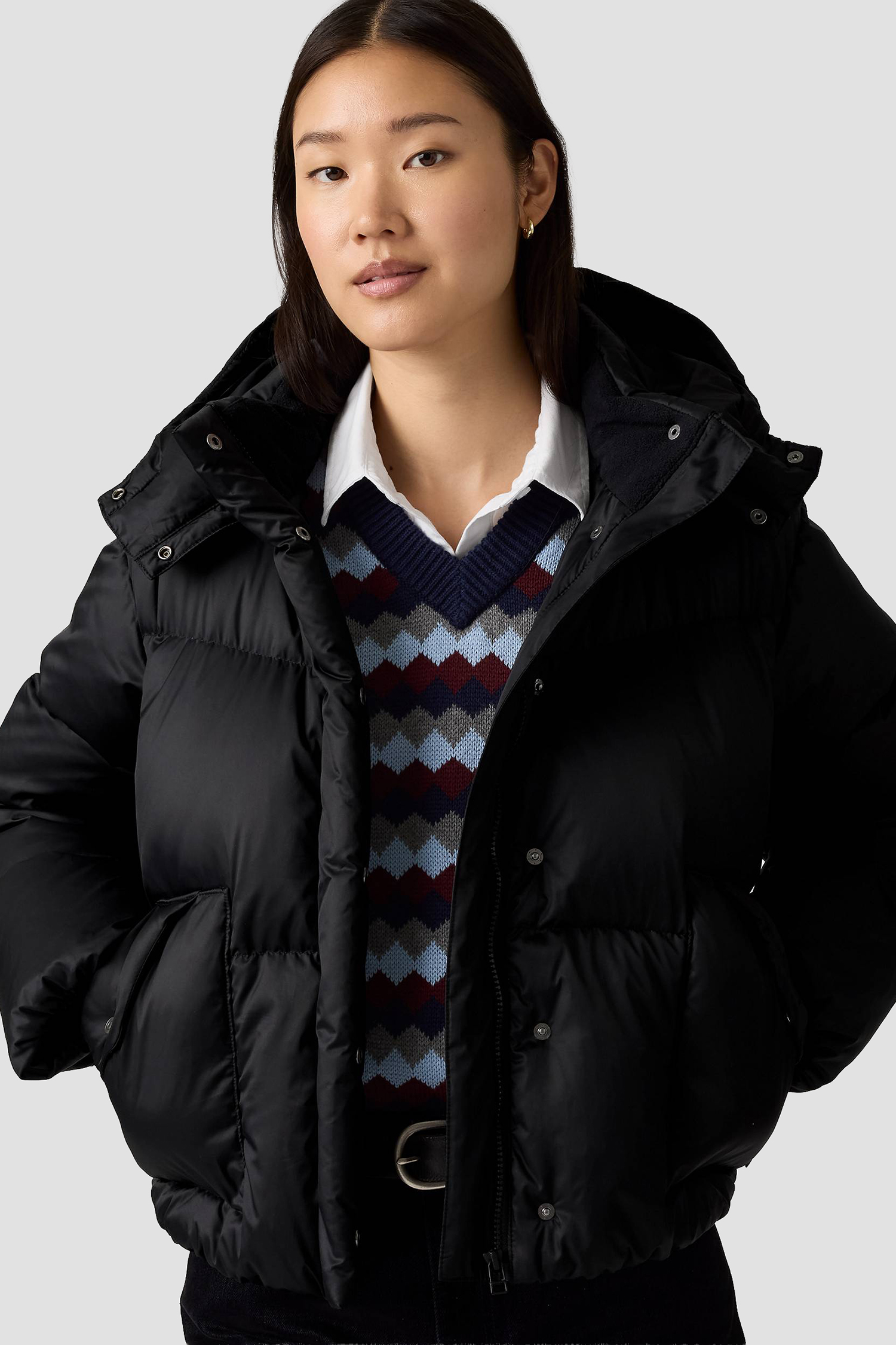 Женский черный пуховик Levi’s® 003MD;0001