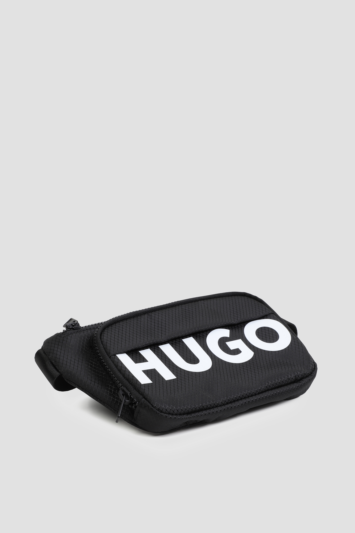 Детская черная поясная сумка HUGO kids G00423;09B